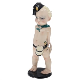 'Little Mussolini' Pottery figure, Sandro Vacchetti