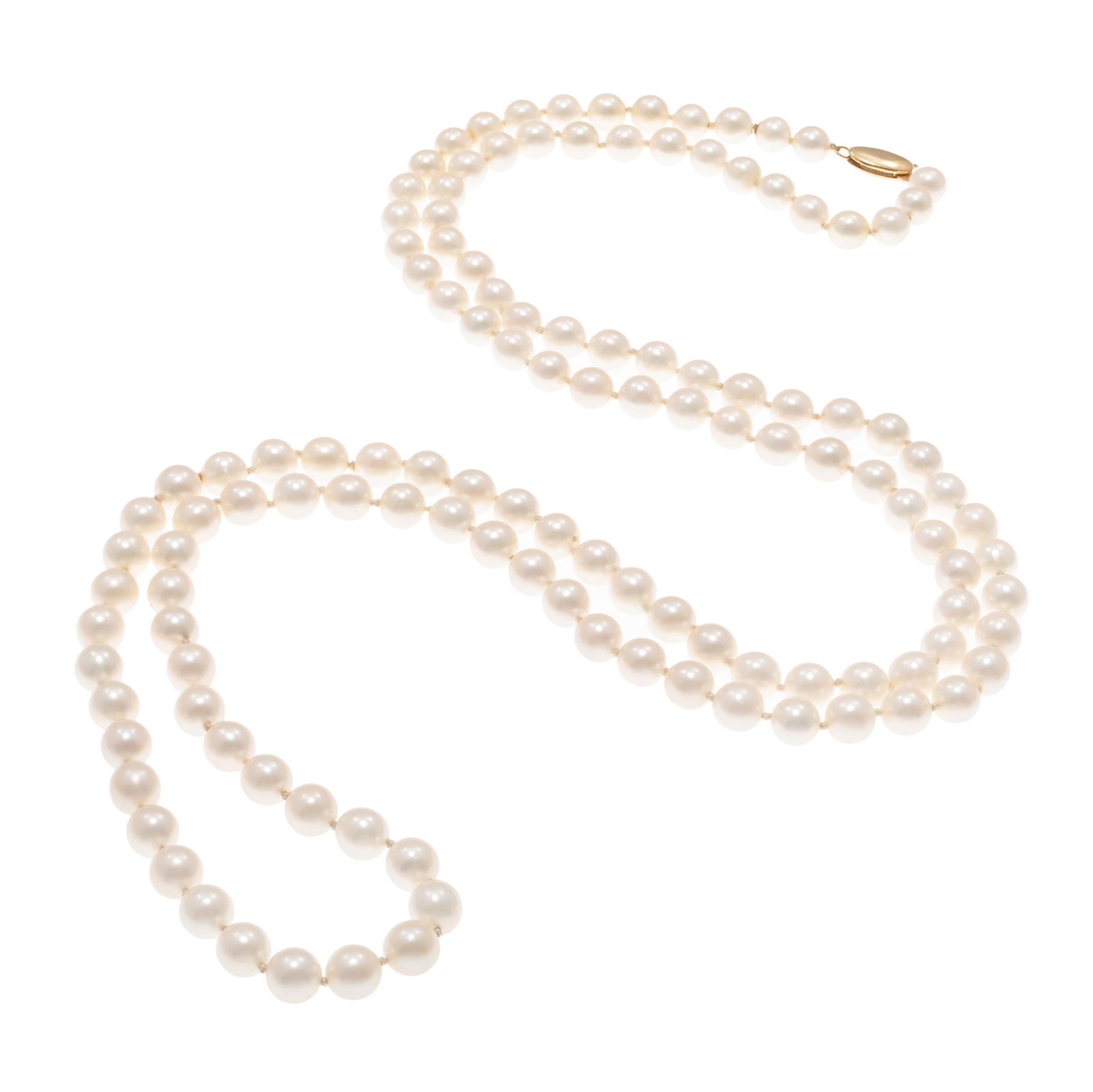 Cultured Pearl, 14k Yellow Gold Necklace (1 of 4)