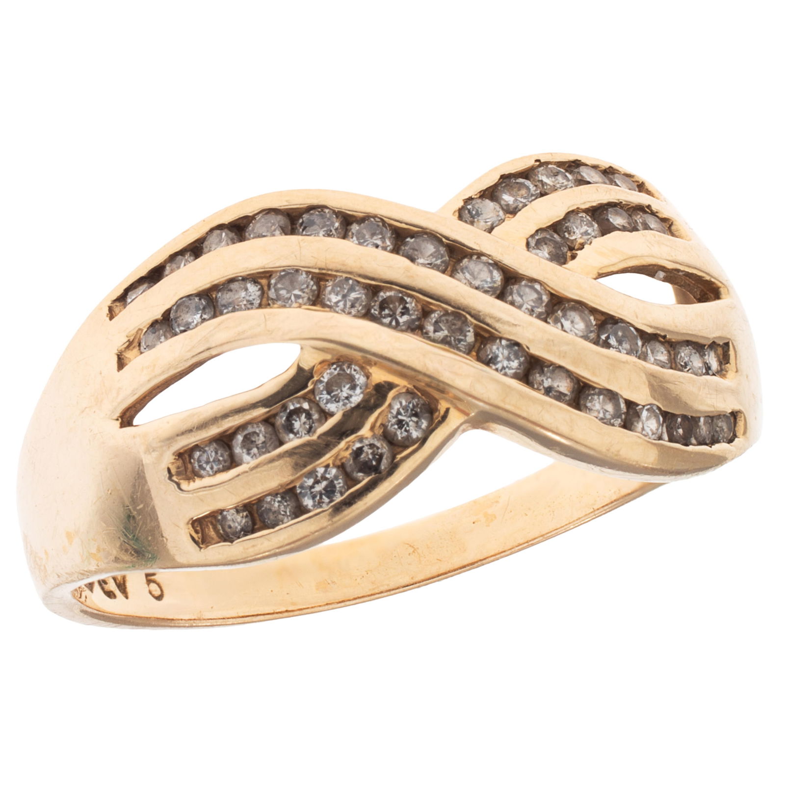 Diamond, 14k Yellow Gold Ring (1 of 5)