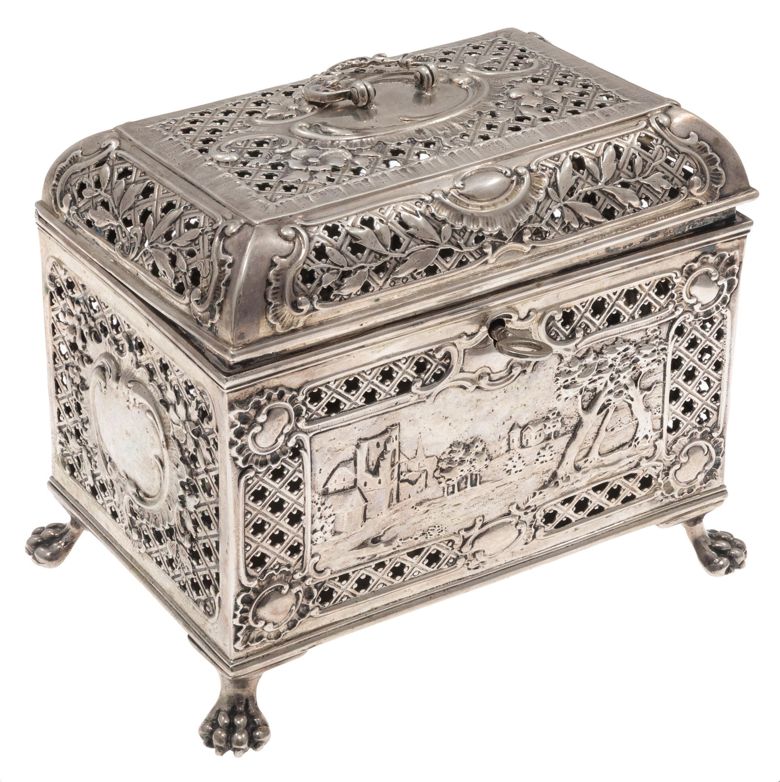 Gorham Rococo Sterling Table Box (1 of 6)