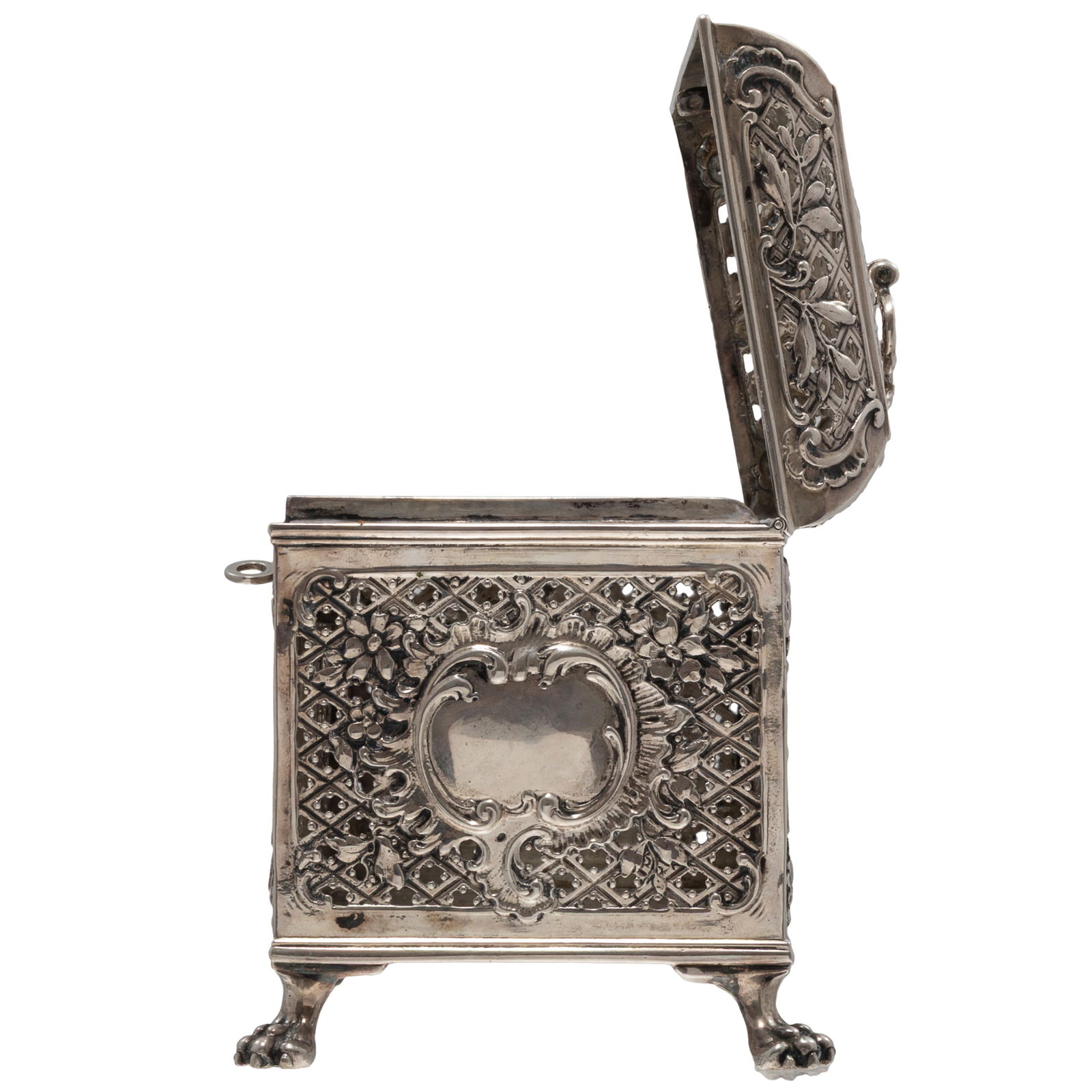 Gorham Rococo Sterling Table Box - 4