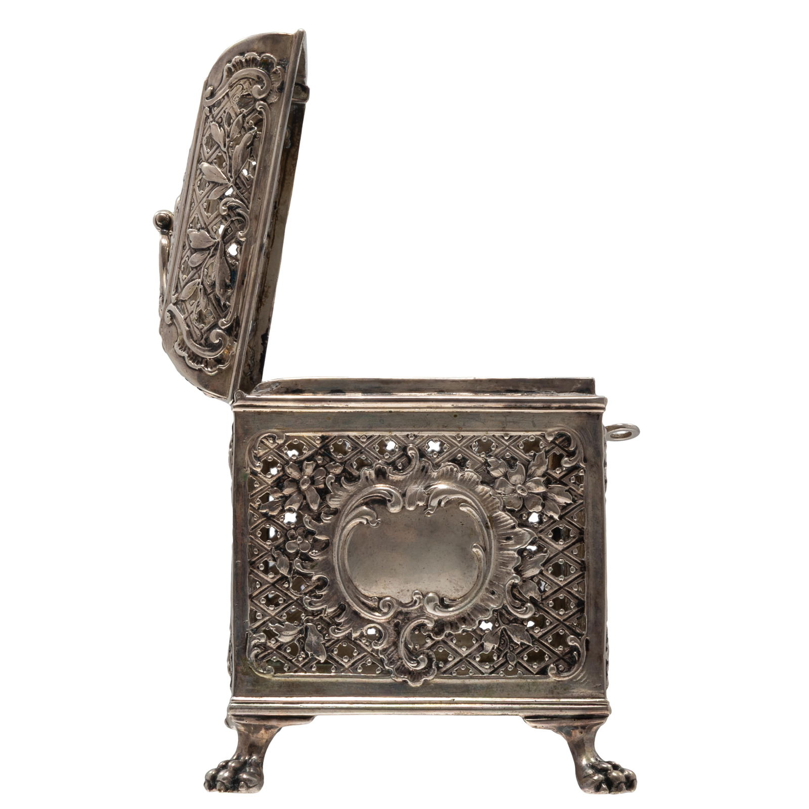 Gorham Rococo Sterling Table Box - 5