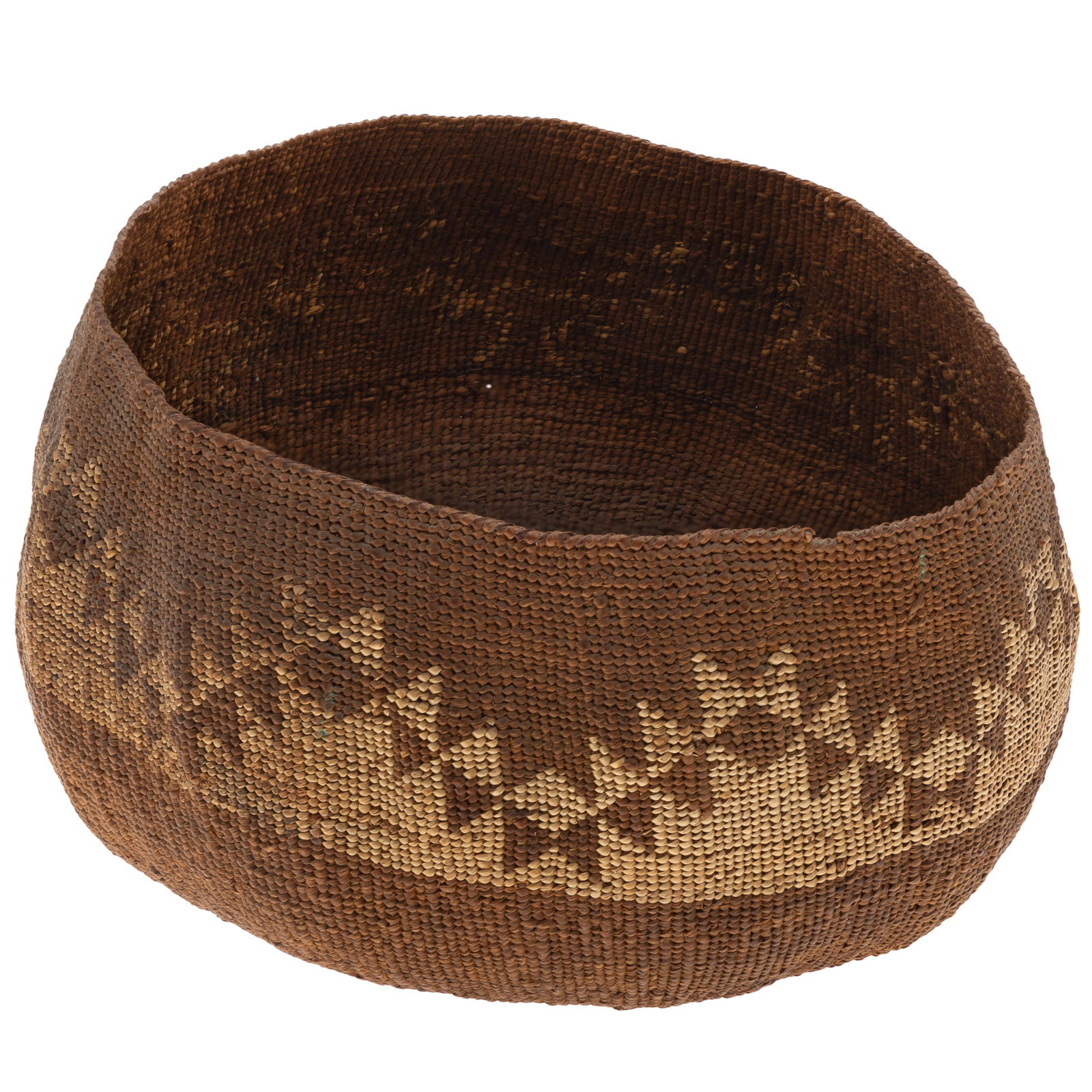 Northwest Coast, Possibly Wiyot Basket (1 of 5)