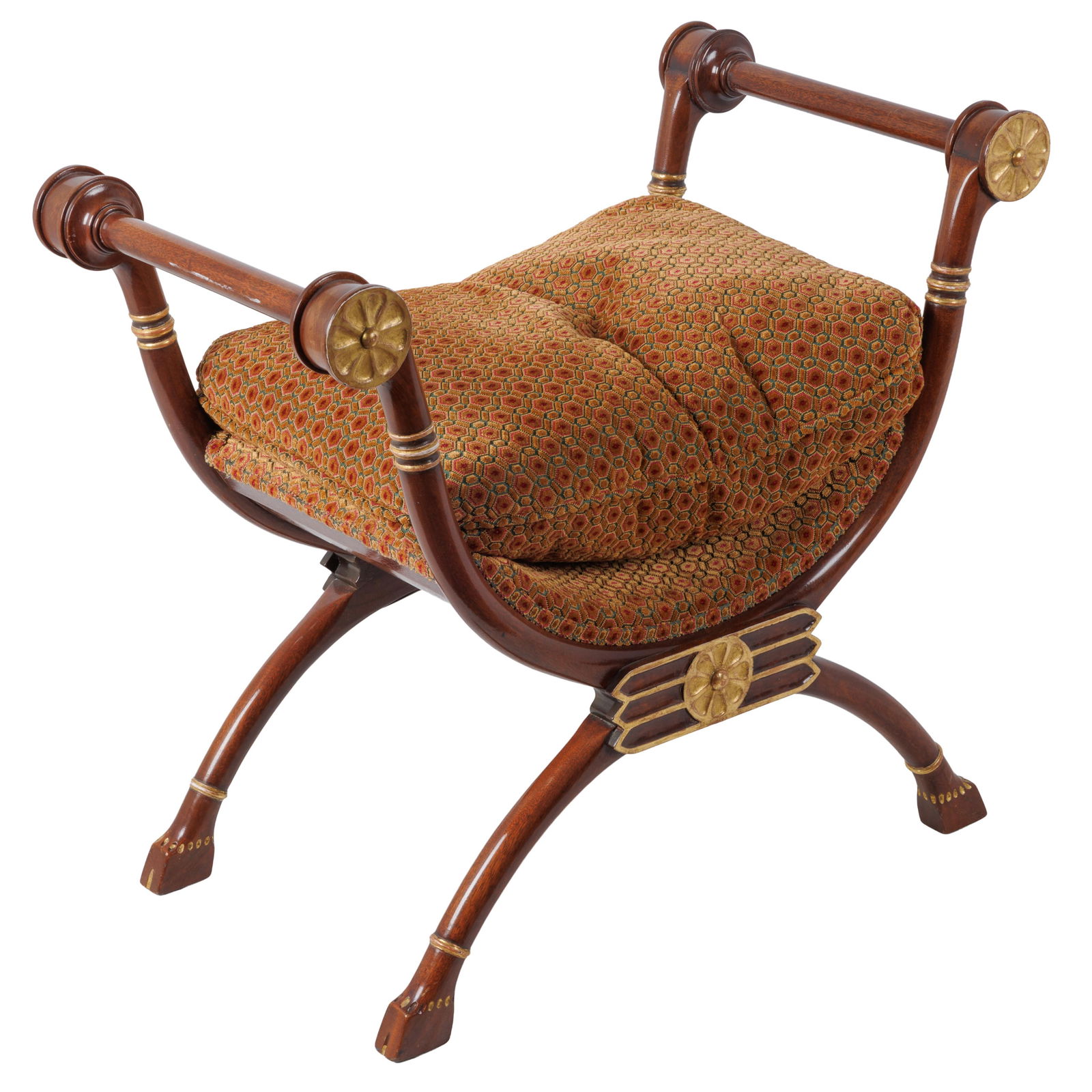 Neo-Classical Style Halmstad Mahogany Bench (1 of 11)