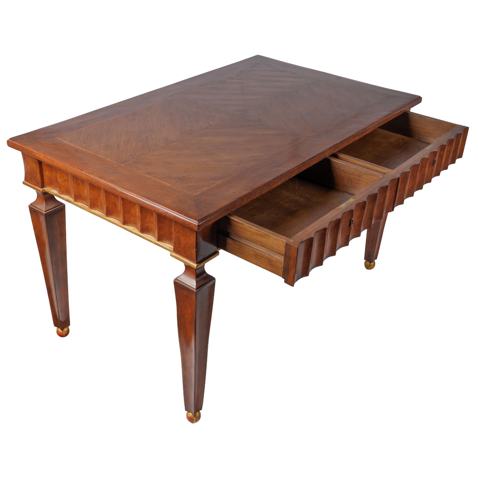Gustave III Neoclassical Library Table - 5