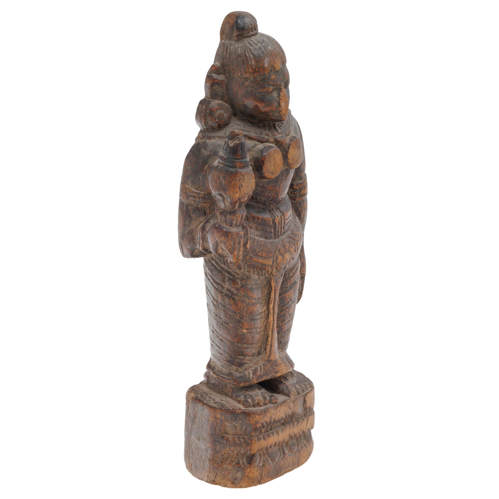 Hindu Female Deity: Hindu Female Deity Possibly Lakshmi 10 1/4in (26cm) h.
