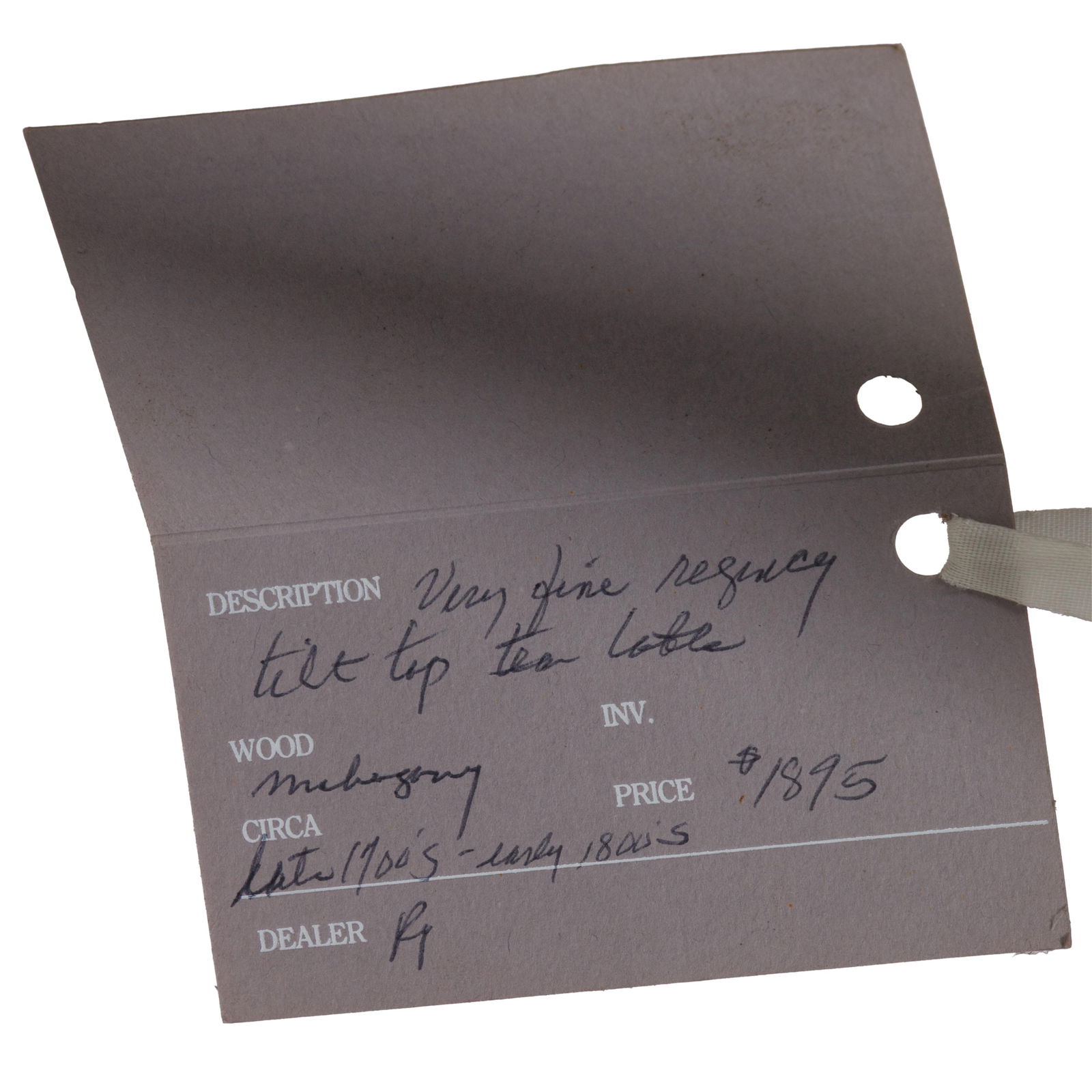 Regency Mahogany Tea Table - 7