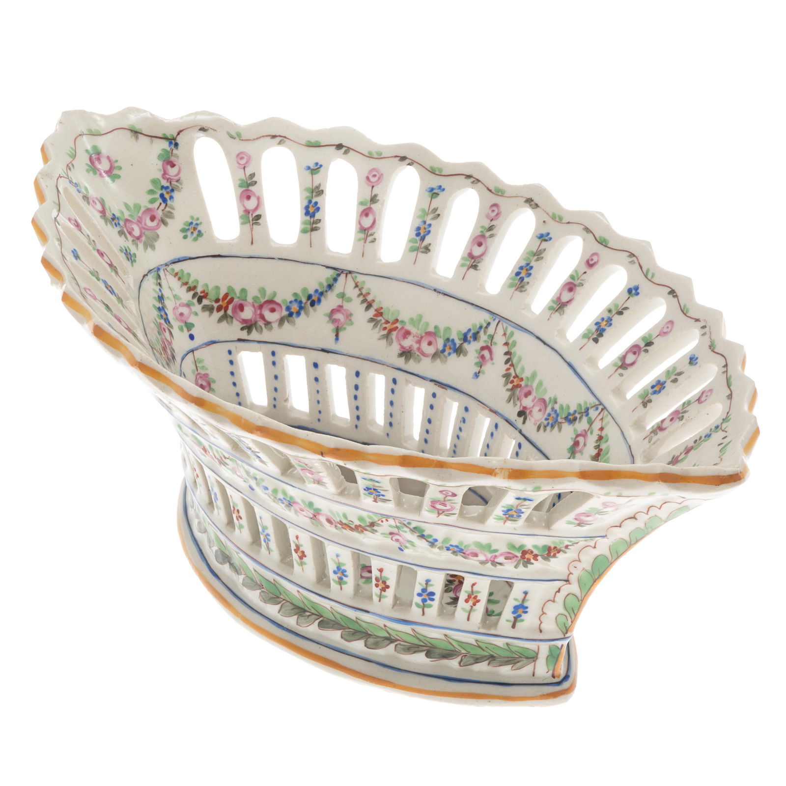 Sevres Porcelain Basket (1 of 4)