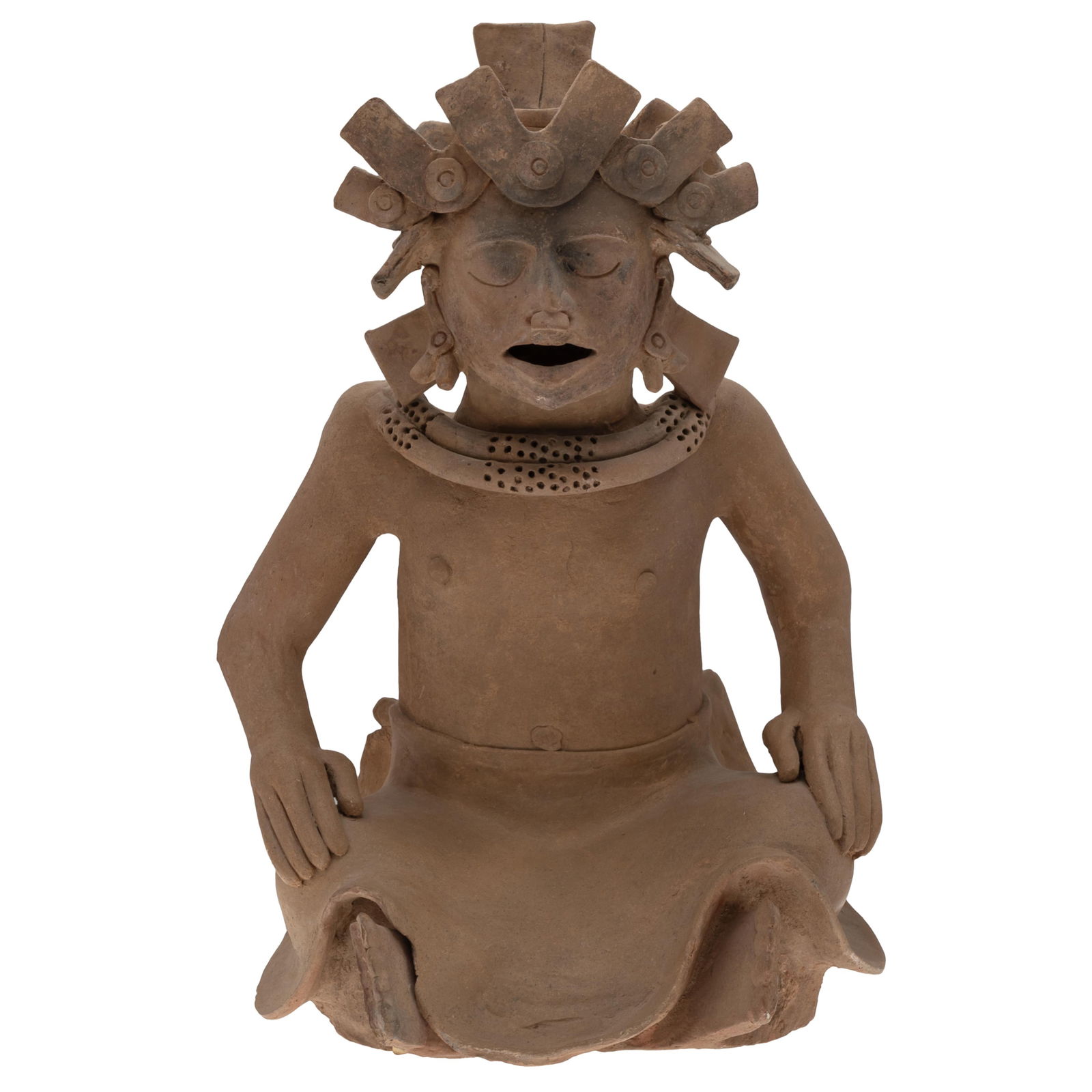 Seated Figure from Veracruz, Mexico, Remojades Region 800-1200 CE (1 of 7)