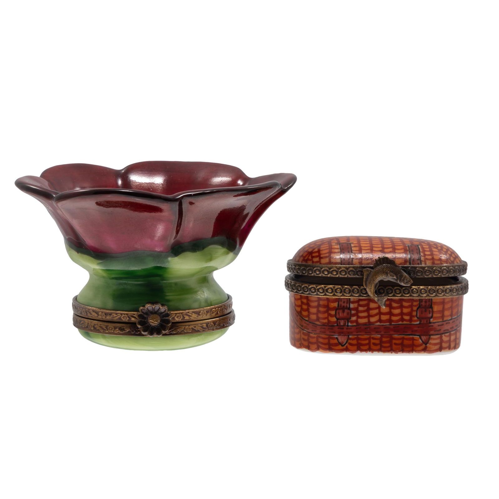 Two Limoges Porcelain Boxes - 2