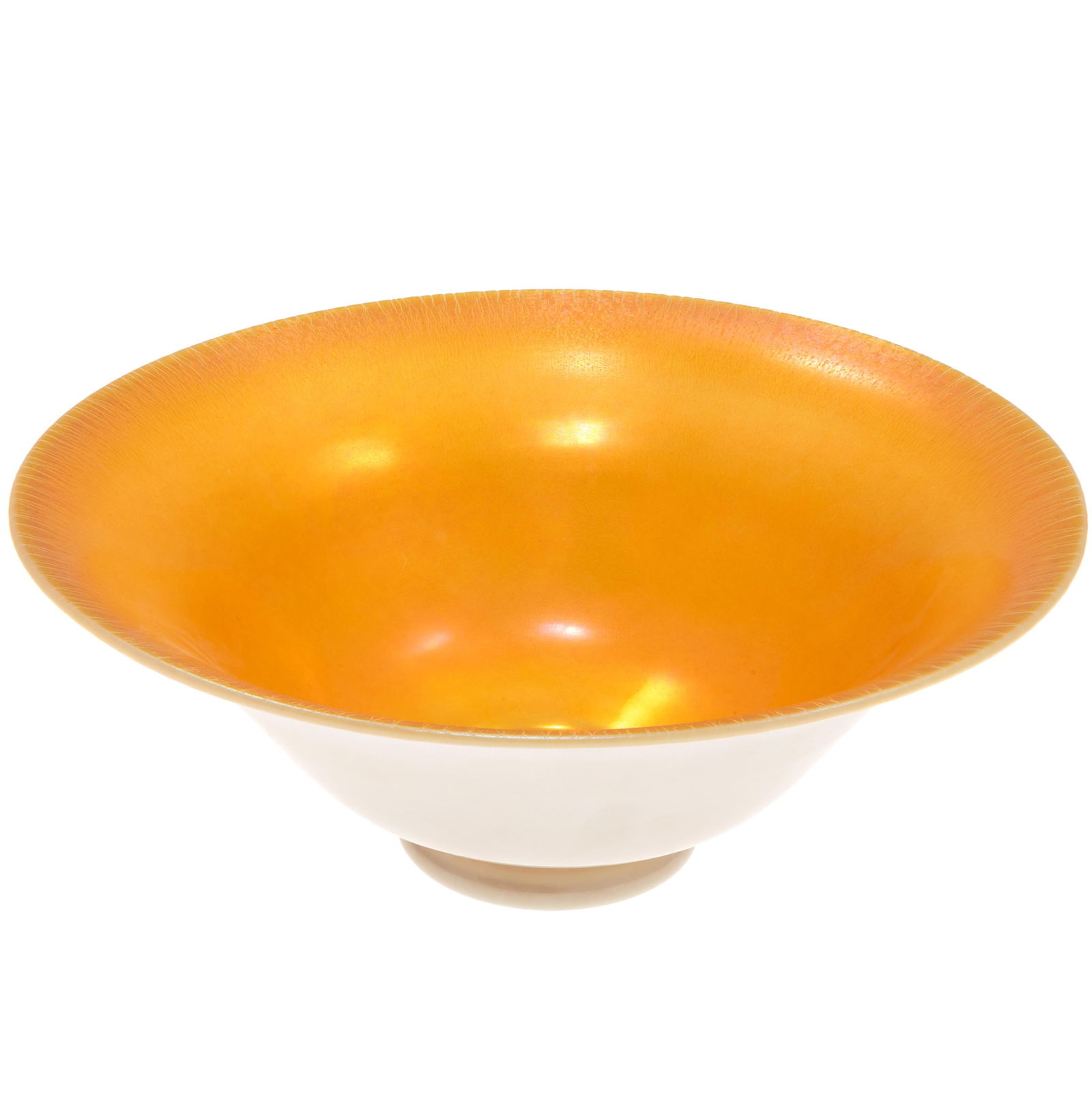 Aurene Iridescent Art Glass Center Bowl (1 of 4)