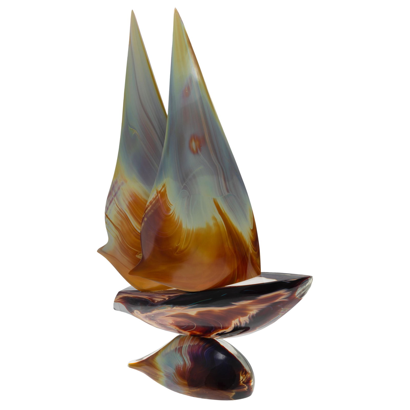 Dino Rosin (Italian b. 1948), Murano Art Glass Sailboat (1 of 7)