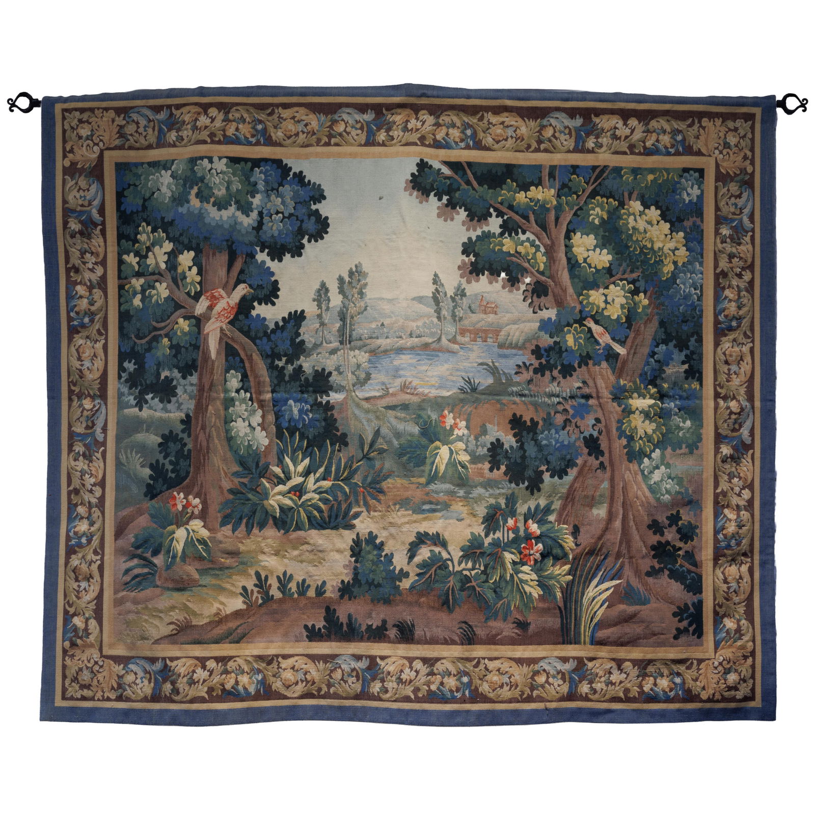 Flemish Verdure Style Tapestry (1 of 7)