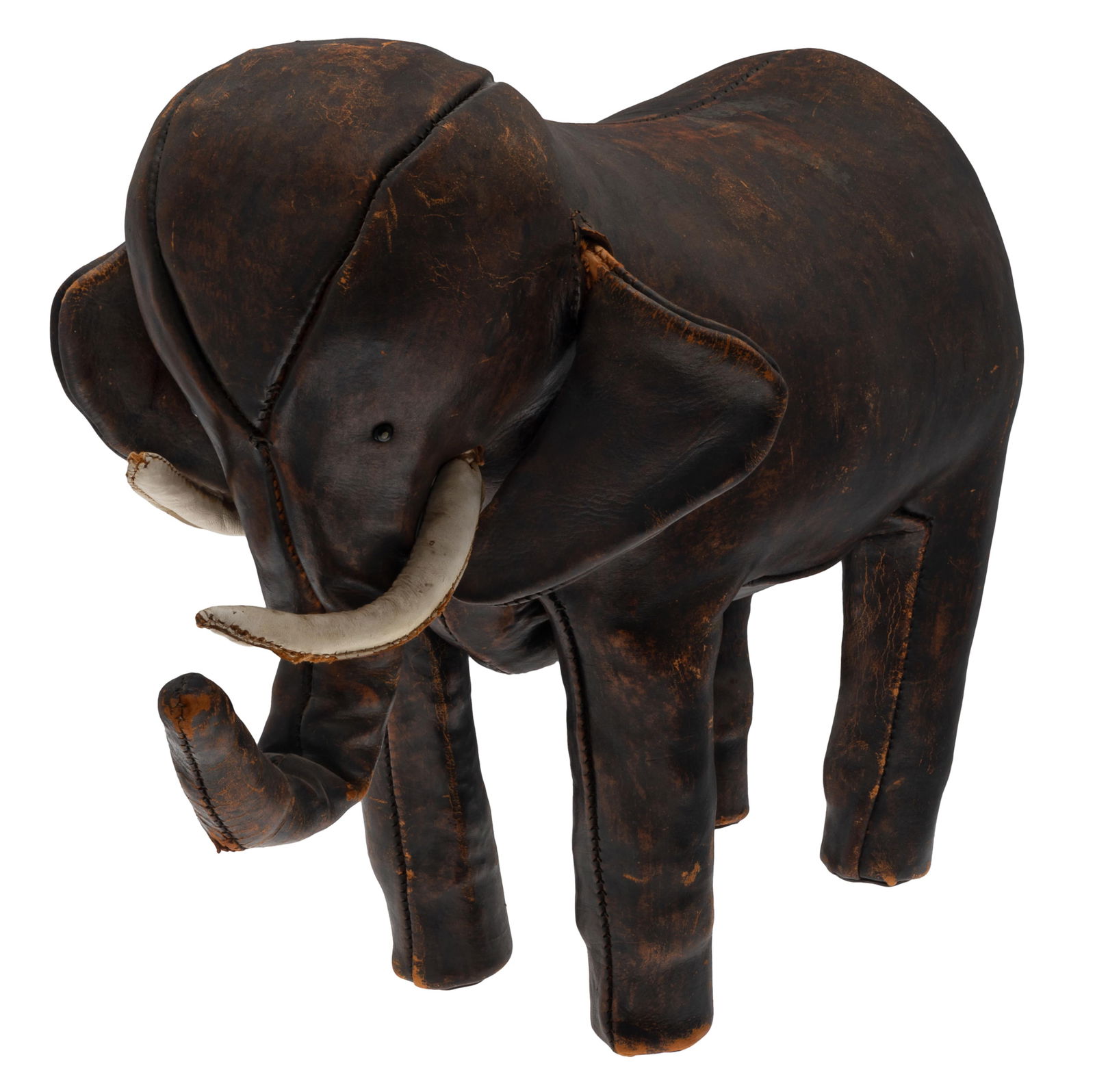 Dimitri Omersa Leather Elephant Footstool, for Liberty of London (1 of 9)