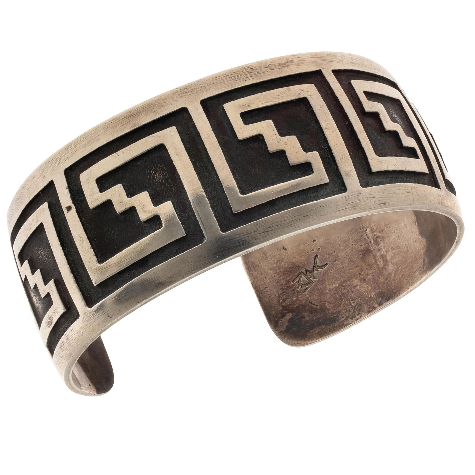 Hopi Sterling Silver Cuff Bracelet (1 of 5)