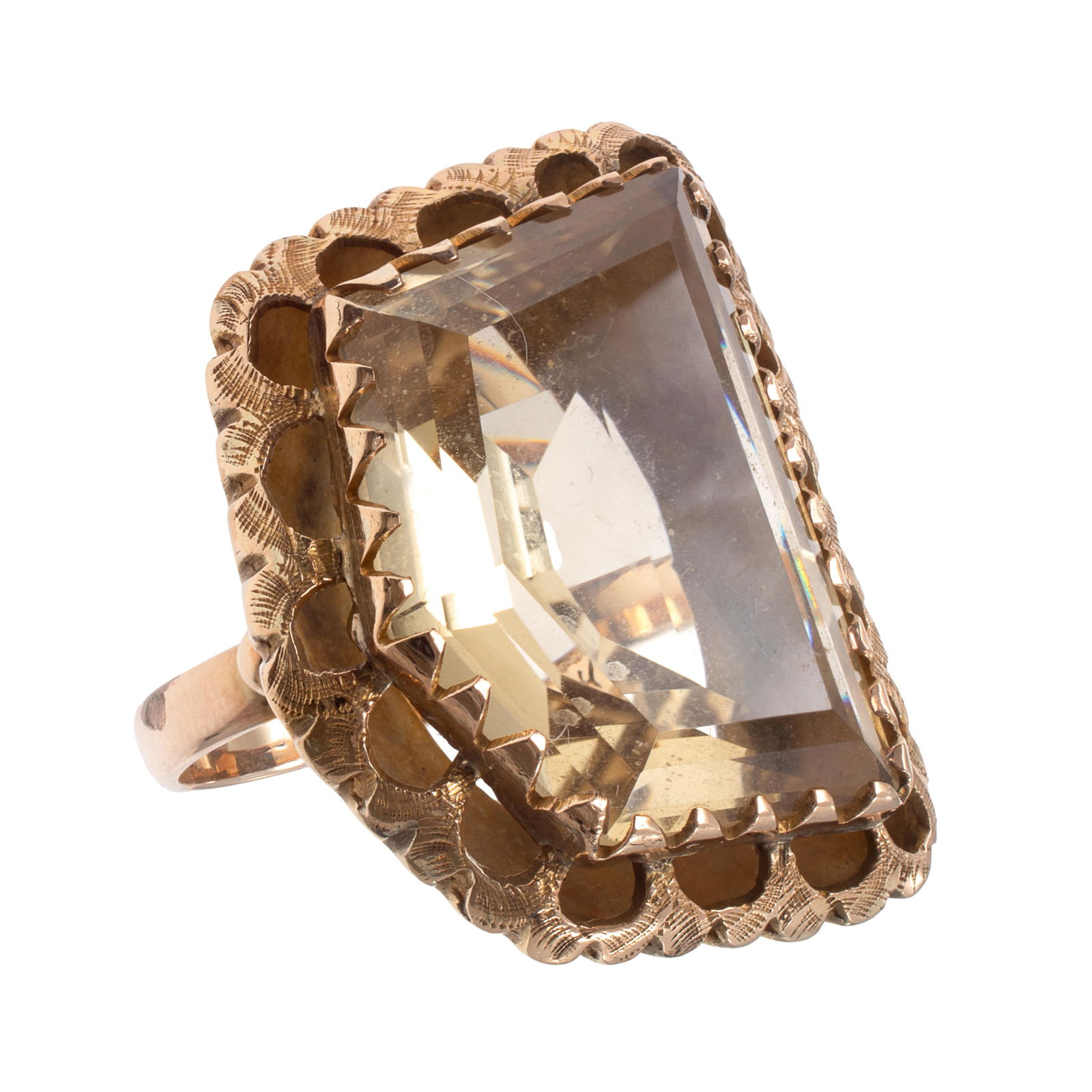Citrine, 14k Yellow Gold Ring (1 of 5)