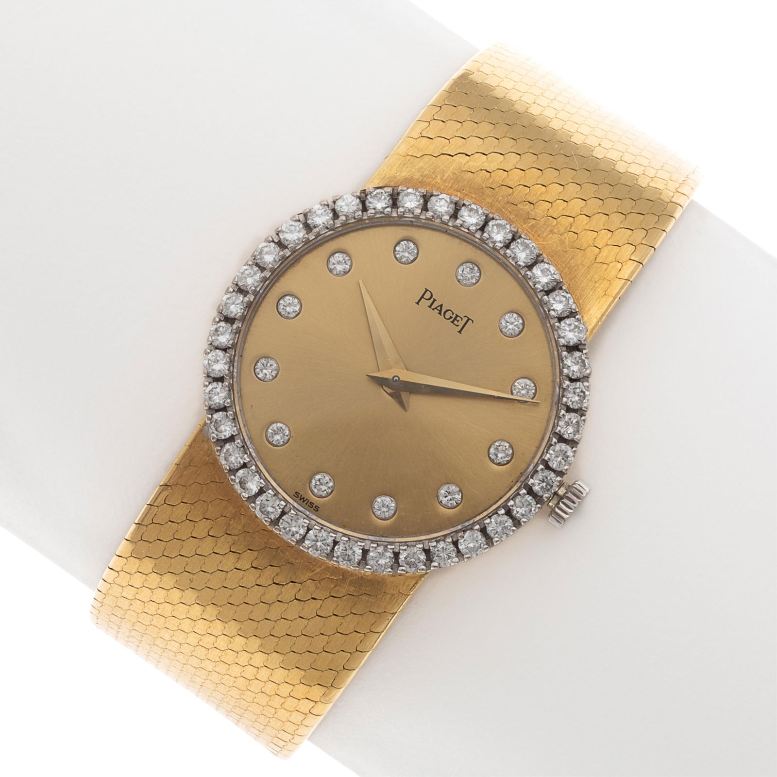 Piaget Diamond, 18k Yellow Gold Watch, Ref 9706 (1 of 6)