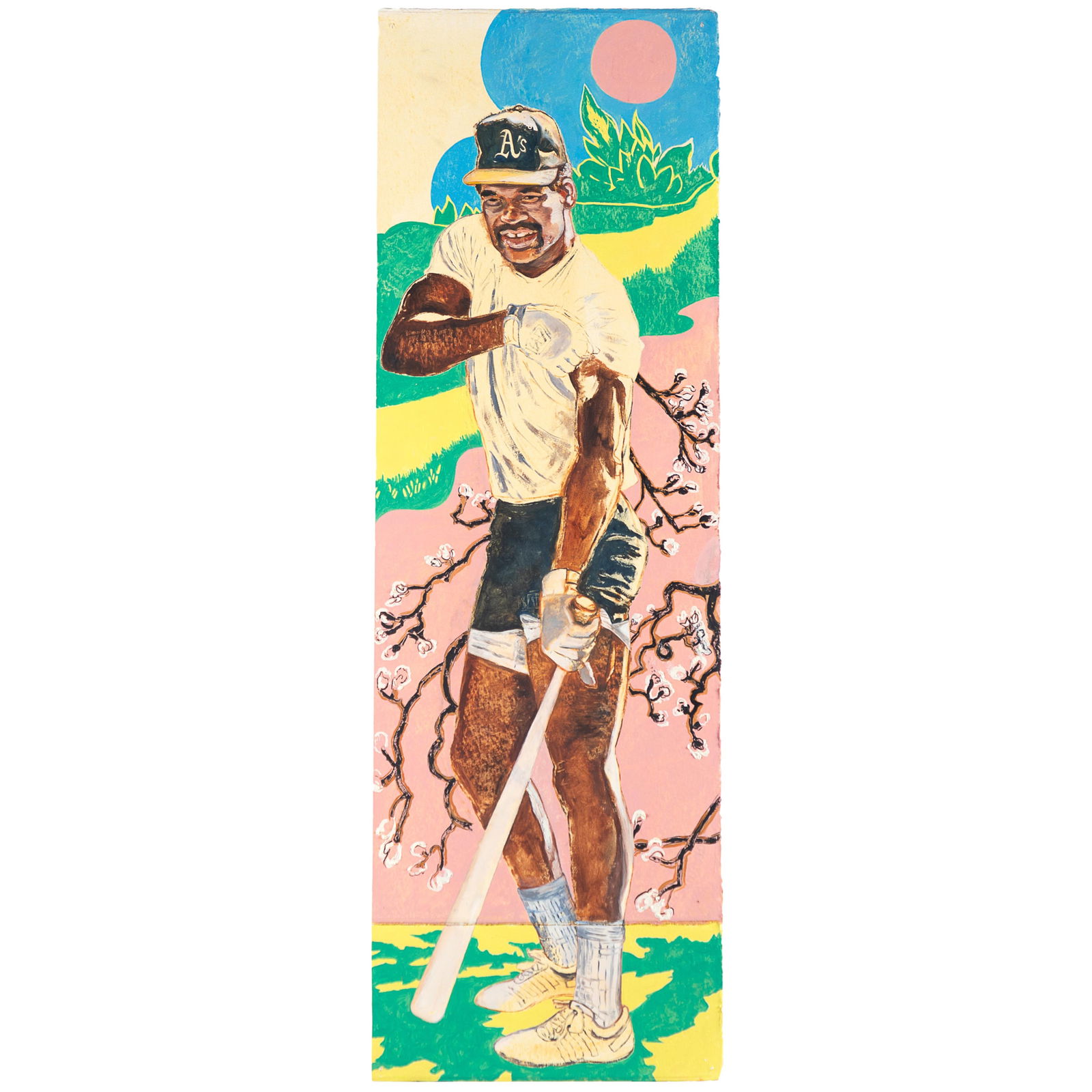 Caitlin Mitchell Dayton (American 21st Century): Caitlin Mitchell Dayton (American 21st Century)Hendu (Dave Henderson)Water color gouache on paper11 1/2in. x 35 1/2in (29cm x 90cm)Caitlyn MItchell Dayton's Portraits are in the Collection of SF MOMAD