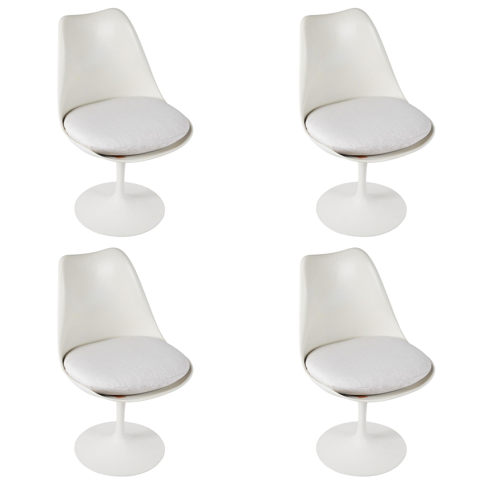 Four Saarinen Tulip Dining Chairs (1 of 7)
