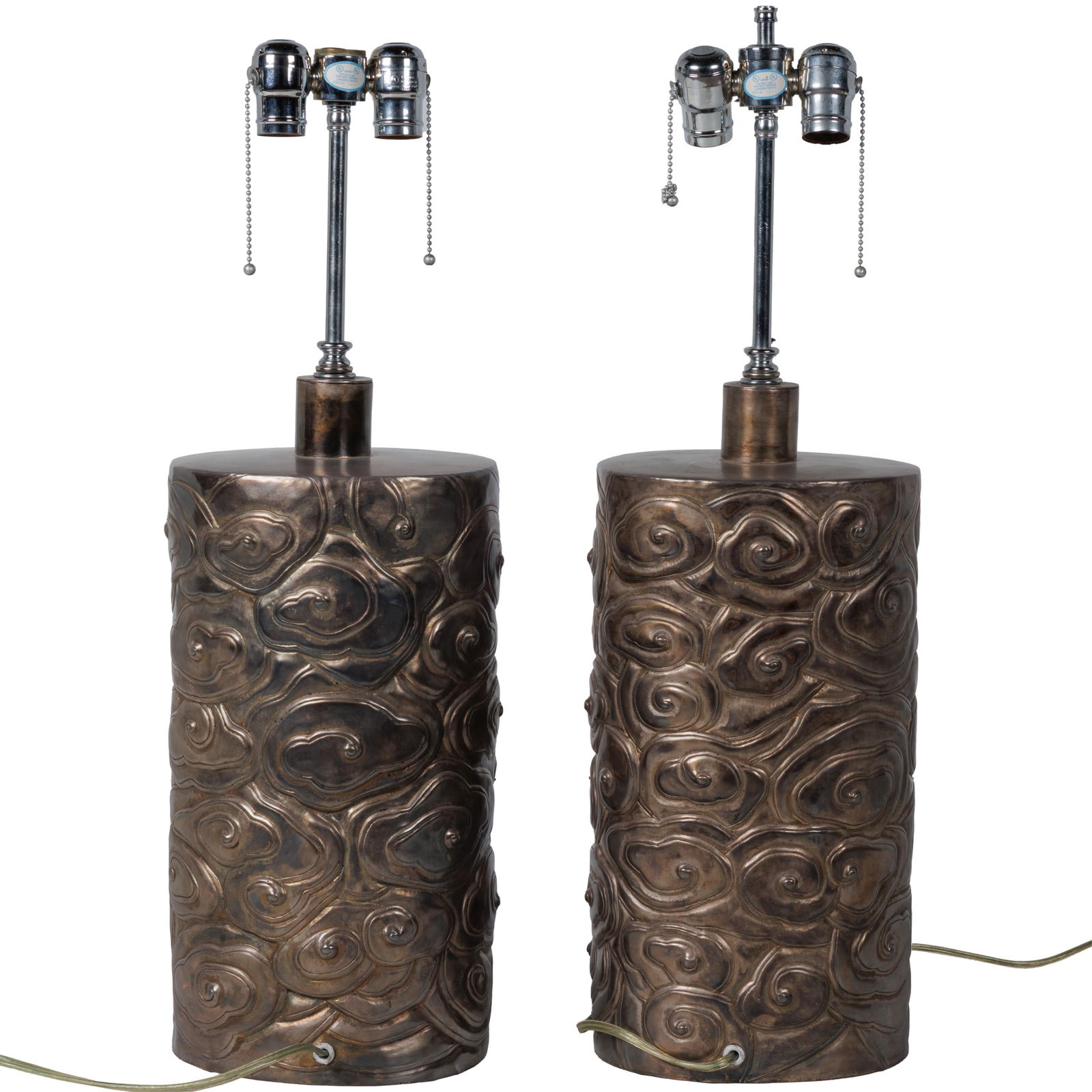 Pair of Robert Kuo Table Lamps for McGuire (1 of 9)
