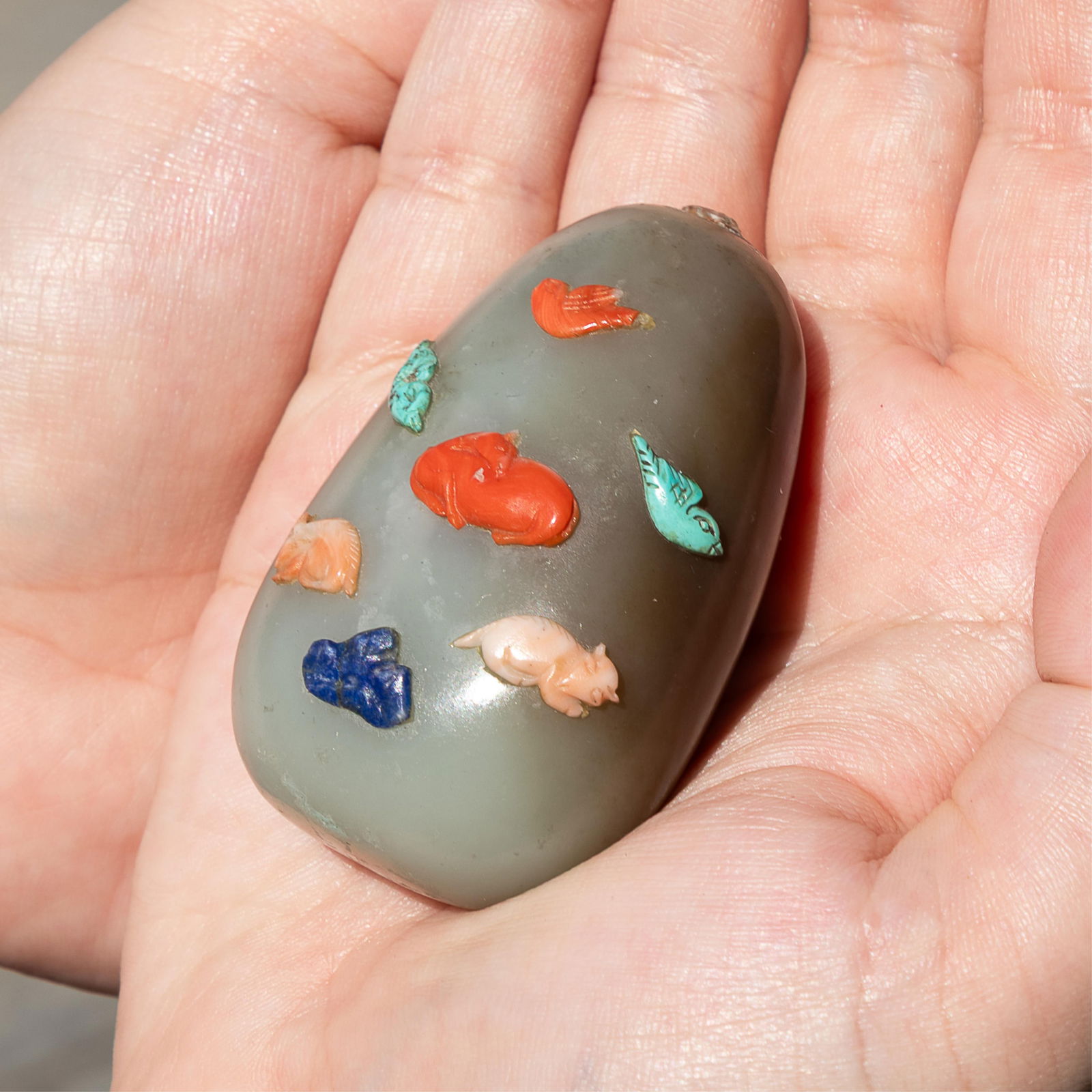 Hardstone Snuff Bottle - 2