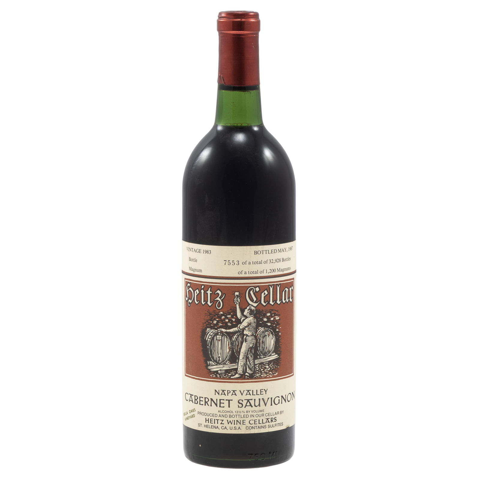 1983 Heitz Cellar Bella Oaks Cabernet Sauvignon (1 of 2)