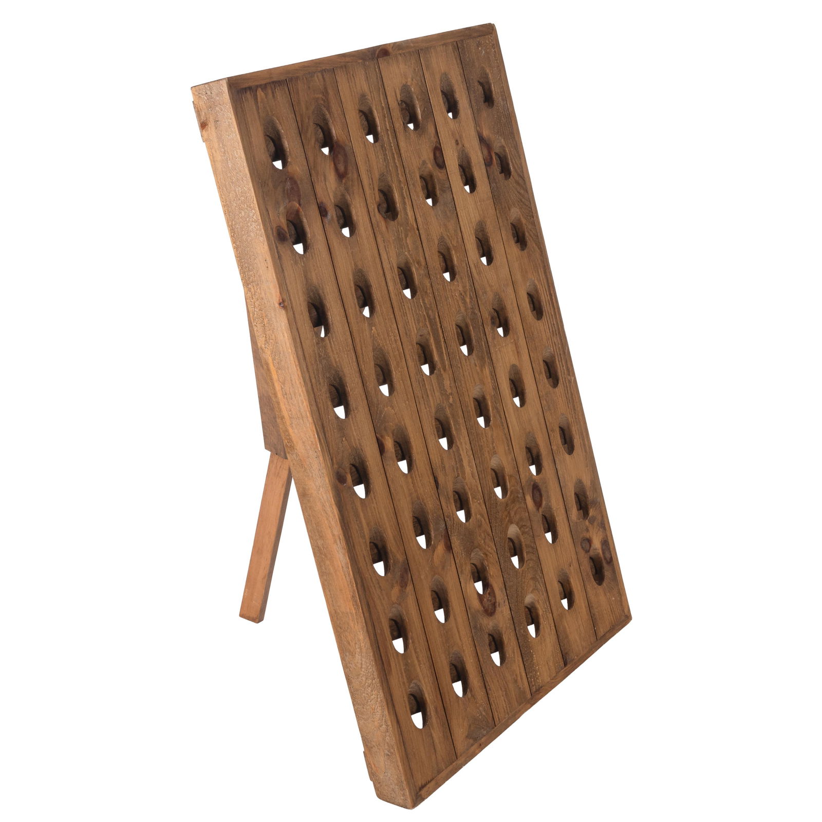 French Style Riddling Wine Rack: French Style Riddling Wine Rack Accommodating 36 bottles 58in. h. x 22in w. (140 cm. x 58cm)