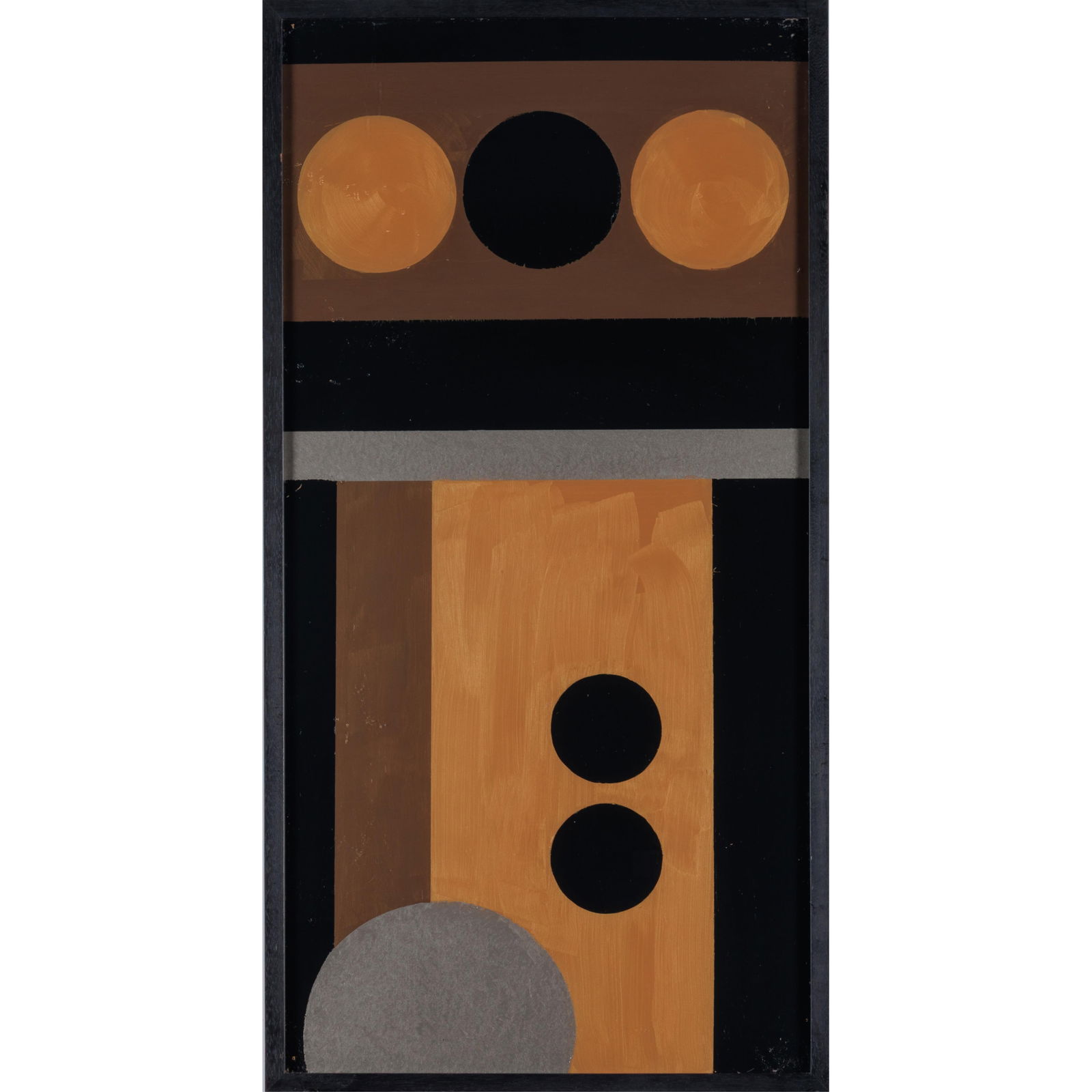 Jane Richardson Mack (American Contemporary): Jane Richardson Mack (American Contemporary)Geometric Acrylic and Glass Composition.Reverse painting on glassSigned dated 2015 verso32in X 16in (81cm. x 41cm)Located in the San Francisco Bay Area, Jan