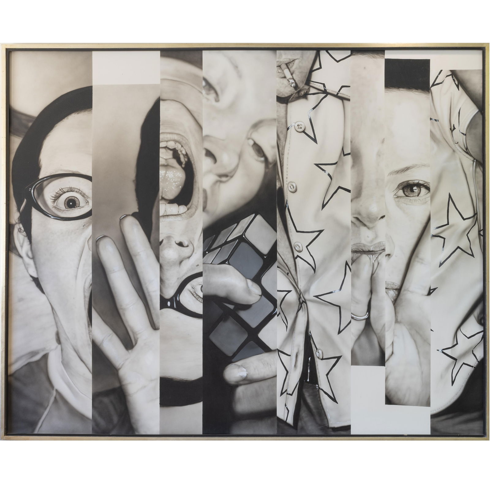 Victor Rodriguez (Mexican b. 1970): Victor Rodriguez (Mexican b. 1970) 'Stars' Acrylic on canvas 68x84 inches