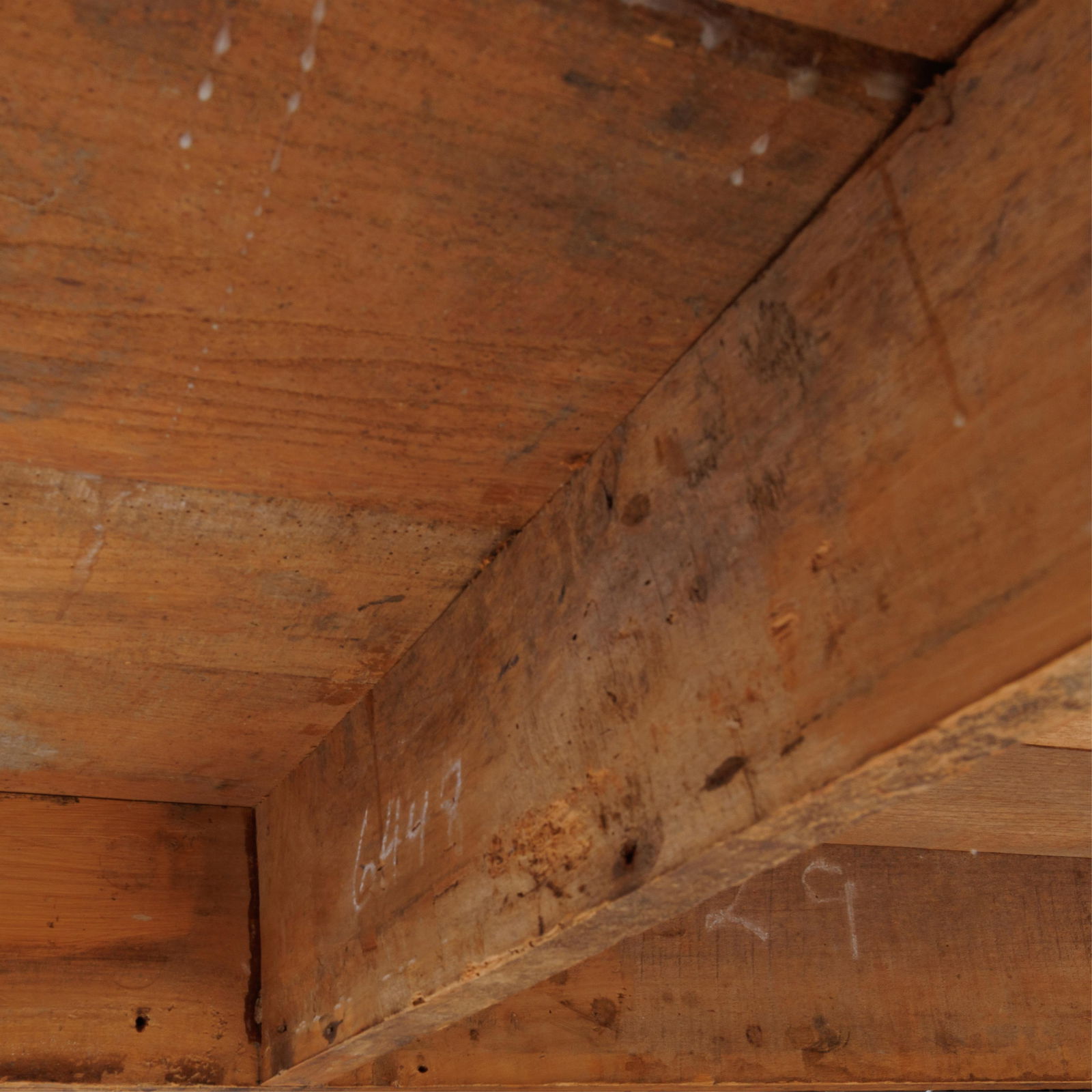 Antique Farm Table - 8