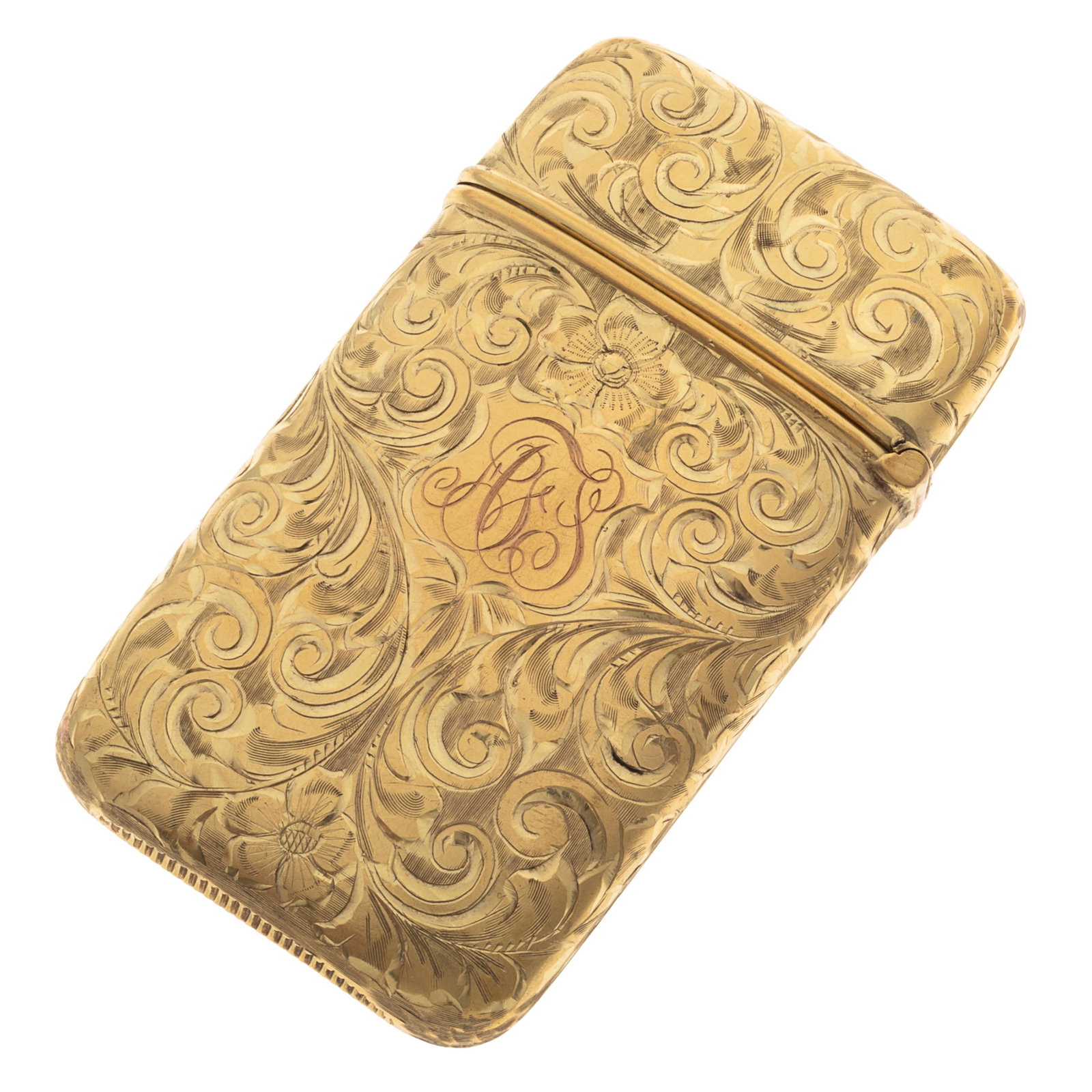 14k Yellow Gold Matchsafe (1 of 5)