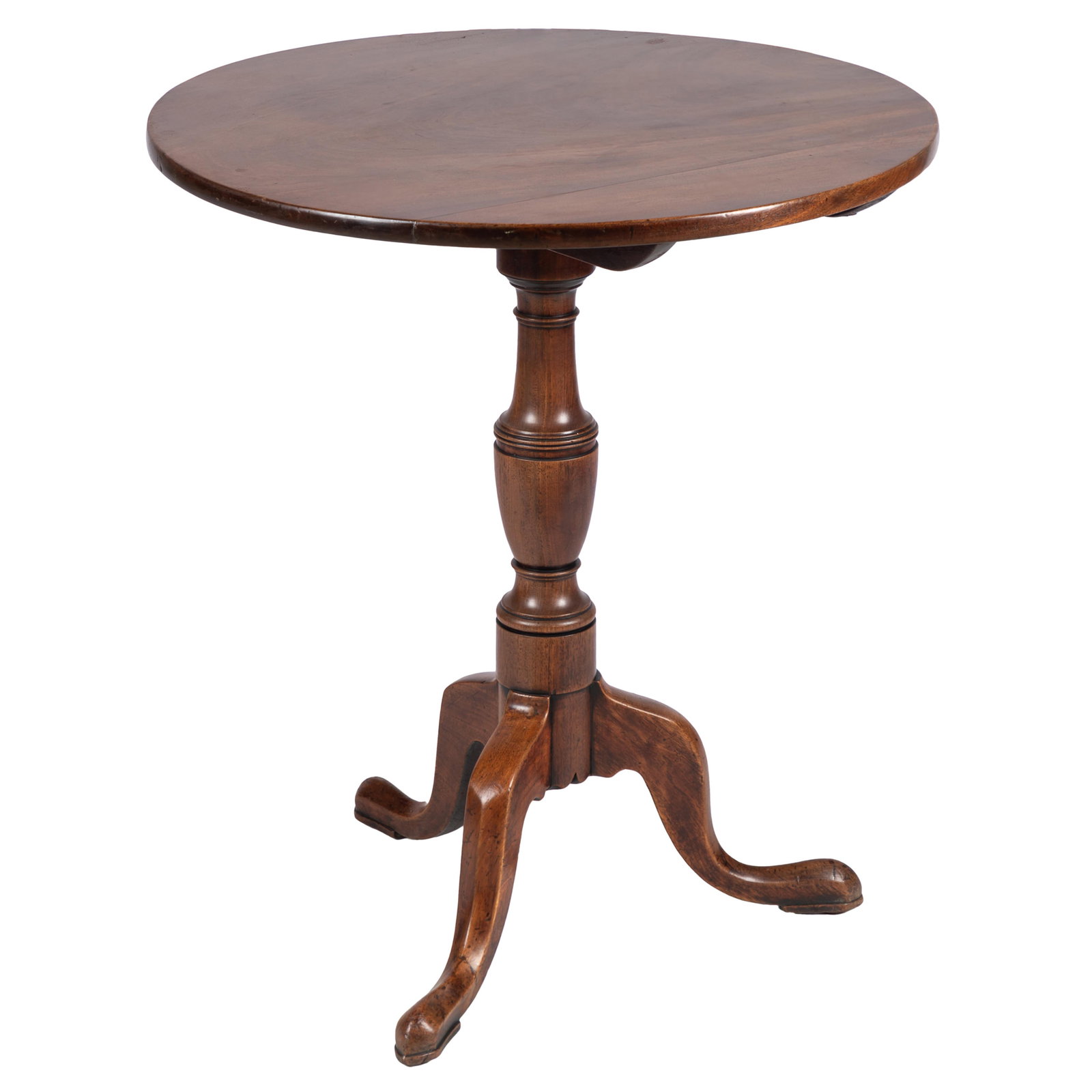 George III Mahogany Tea Table (1 of 4)
