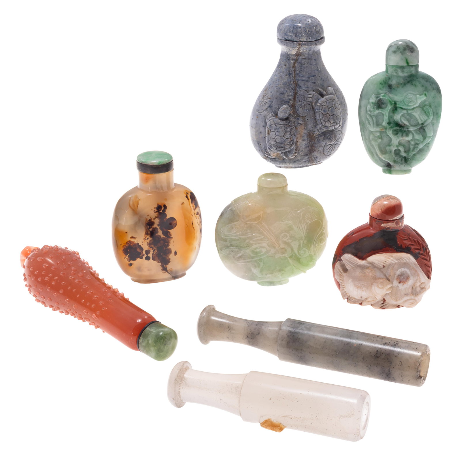 A Collection of Snuff bottles and Smoker's Accessories (1 of 6)