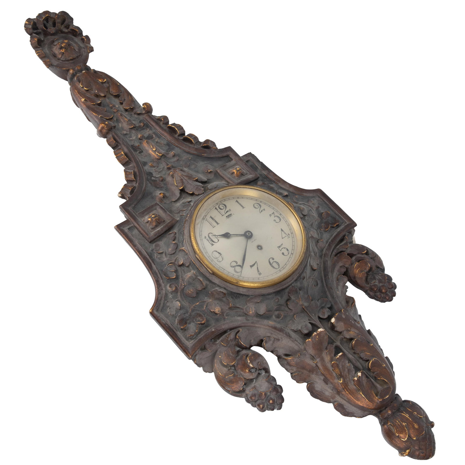 Rococo Revival Wall Clock - 3