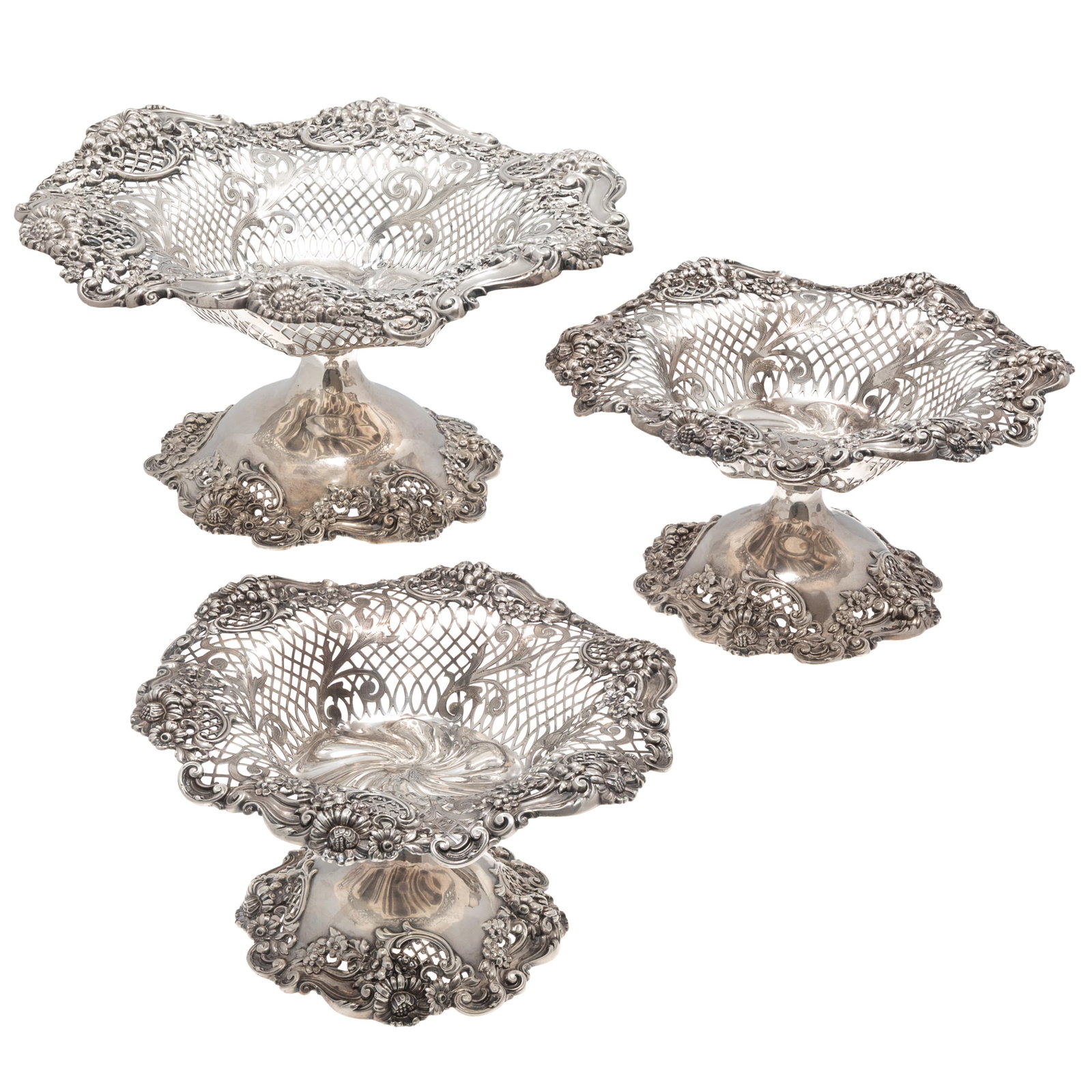 Black Starr and Frost Sterling Footed Bowls (1 of 7)