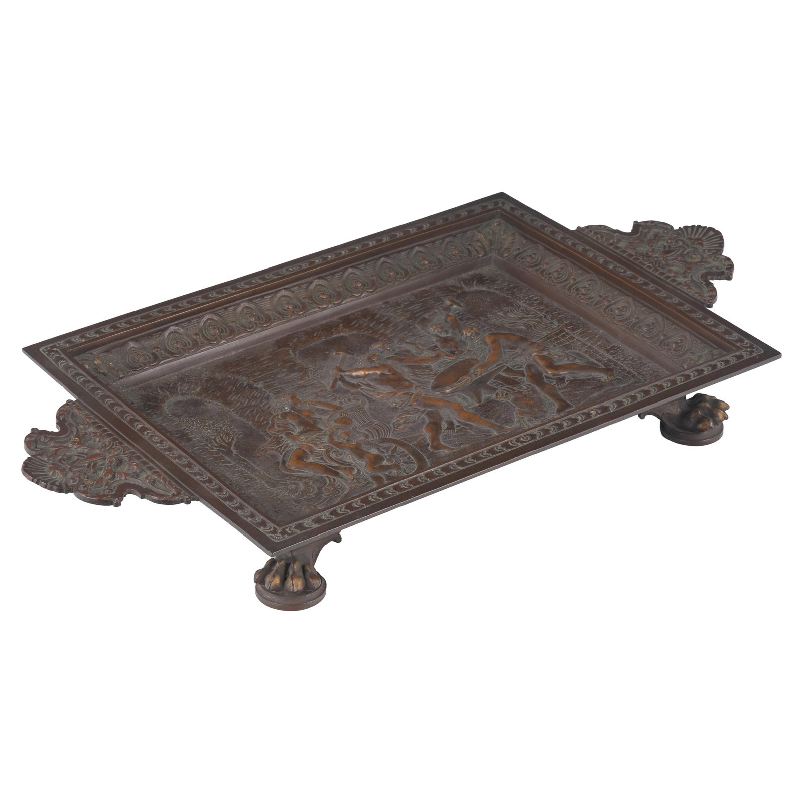 Neoclassical Bronze Tray - 4