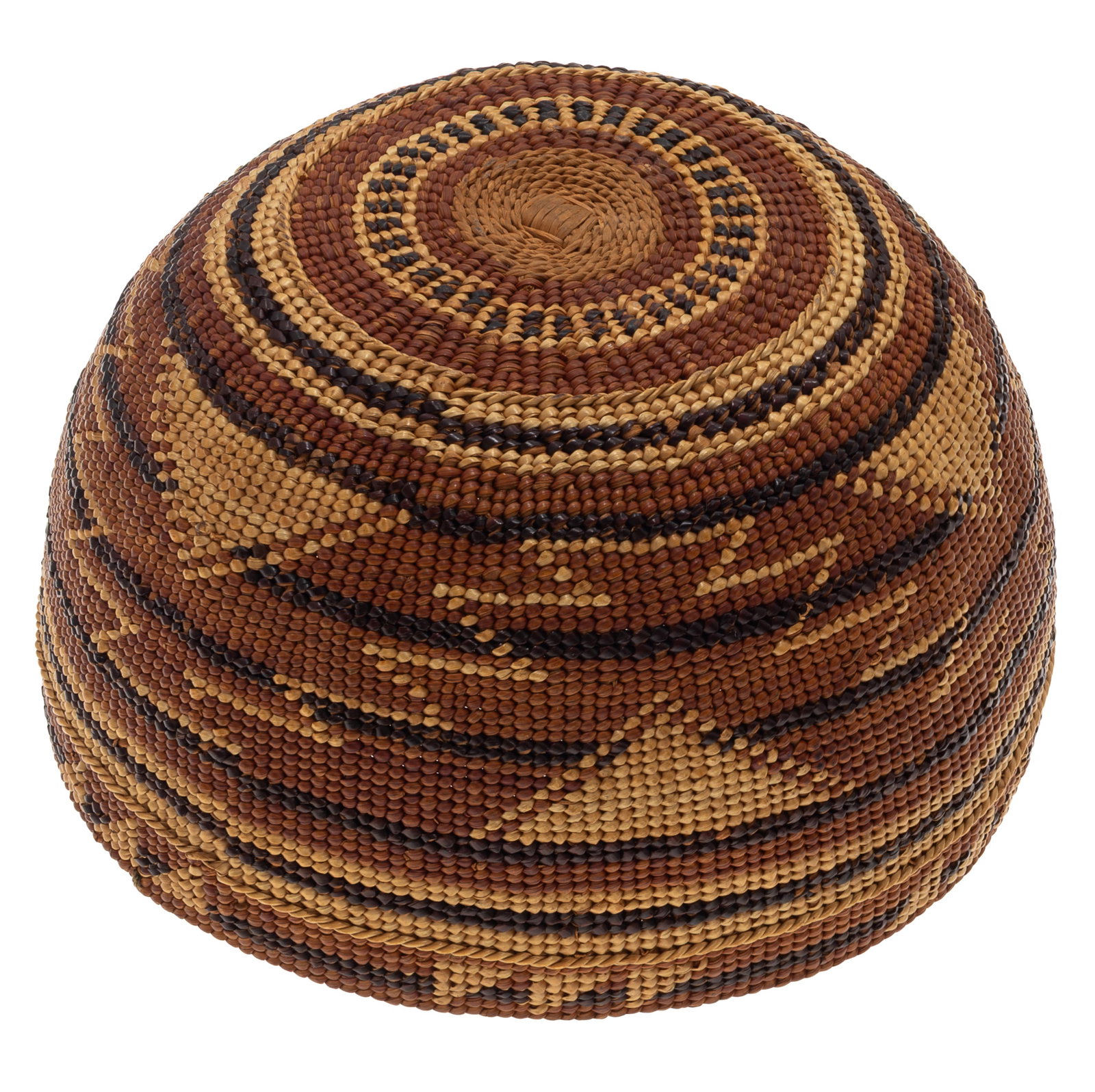Hupa Woven Basket Hat (1 of 6)