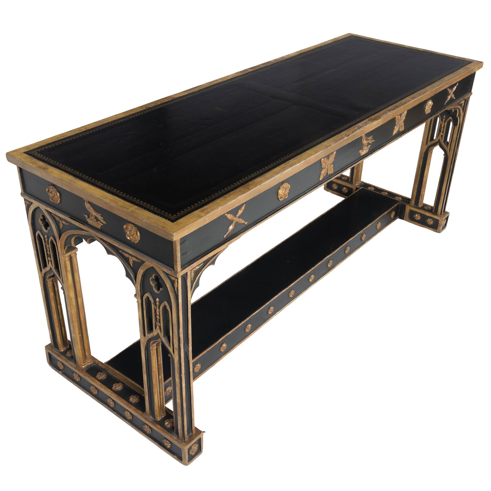 English Gothic Revival Console Table (1 of 9)