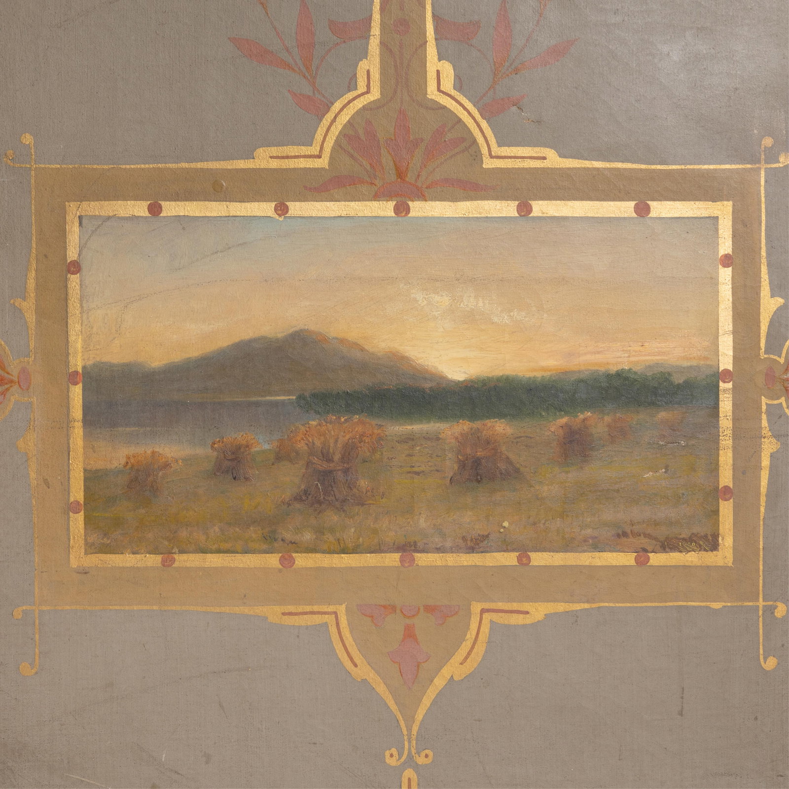 Painted Floor Screen - 11