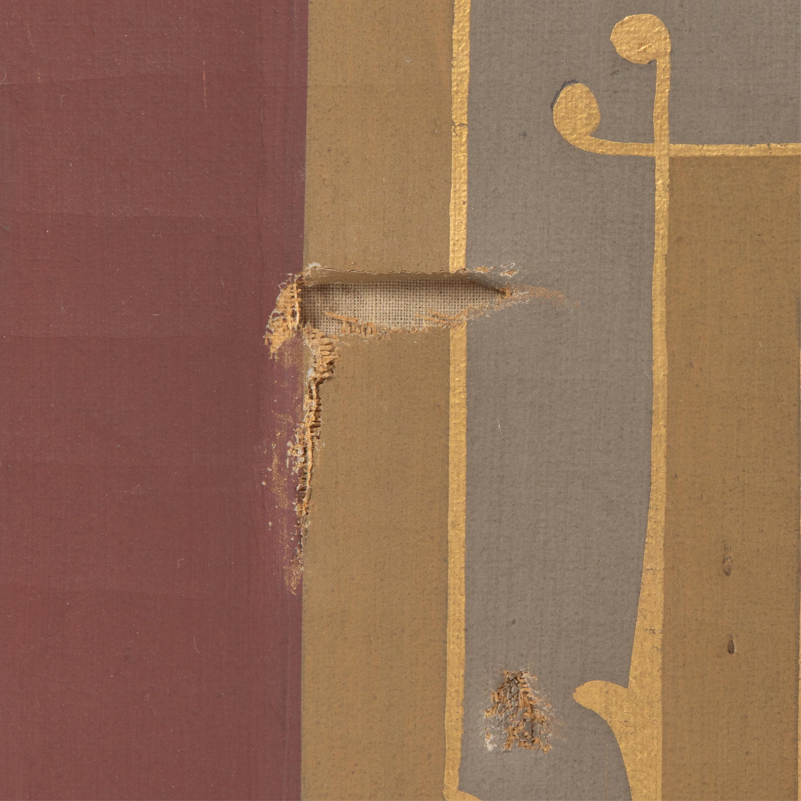 Painted Floor Screen - 12