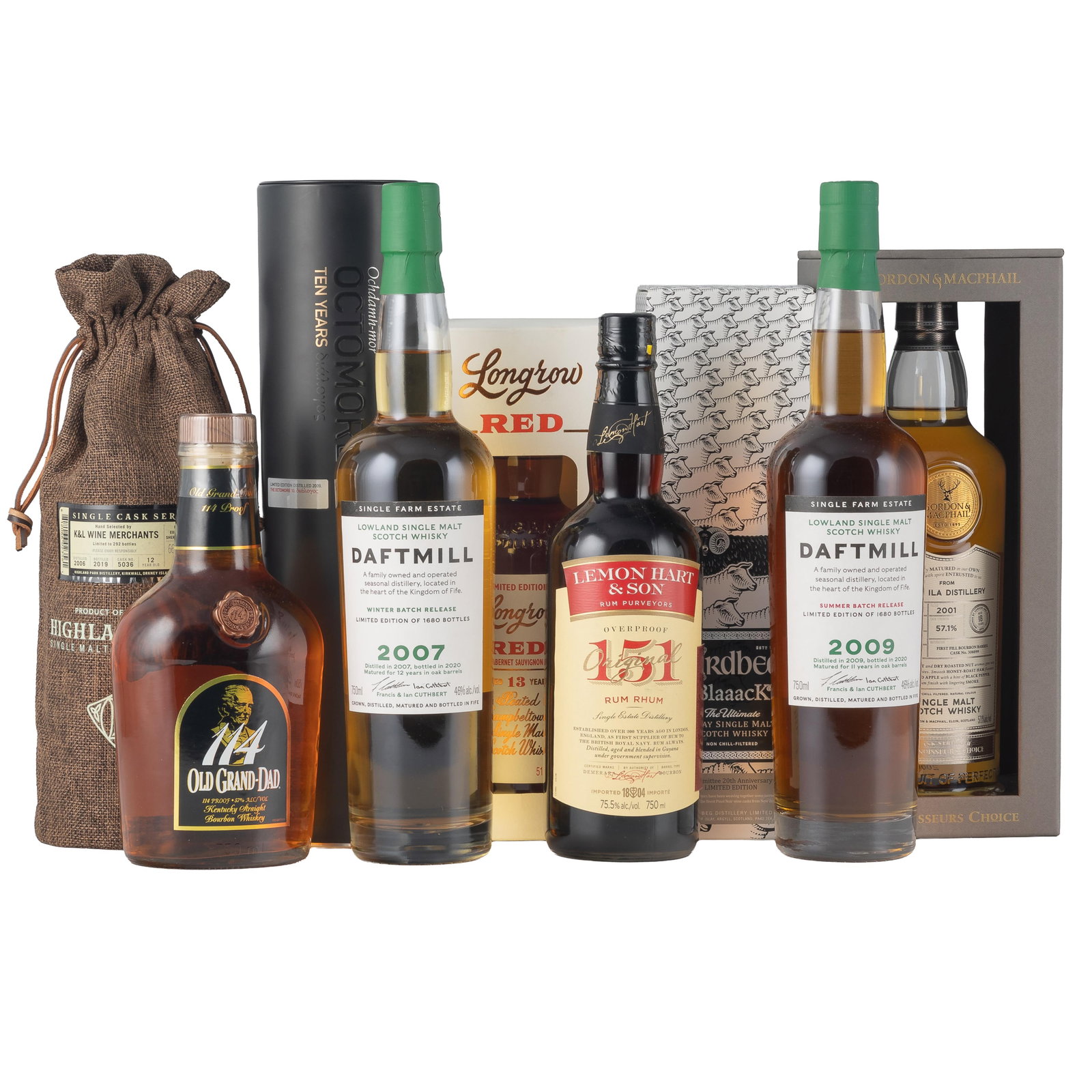 Collection of Whiskey and Rum (1 of 3)