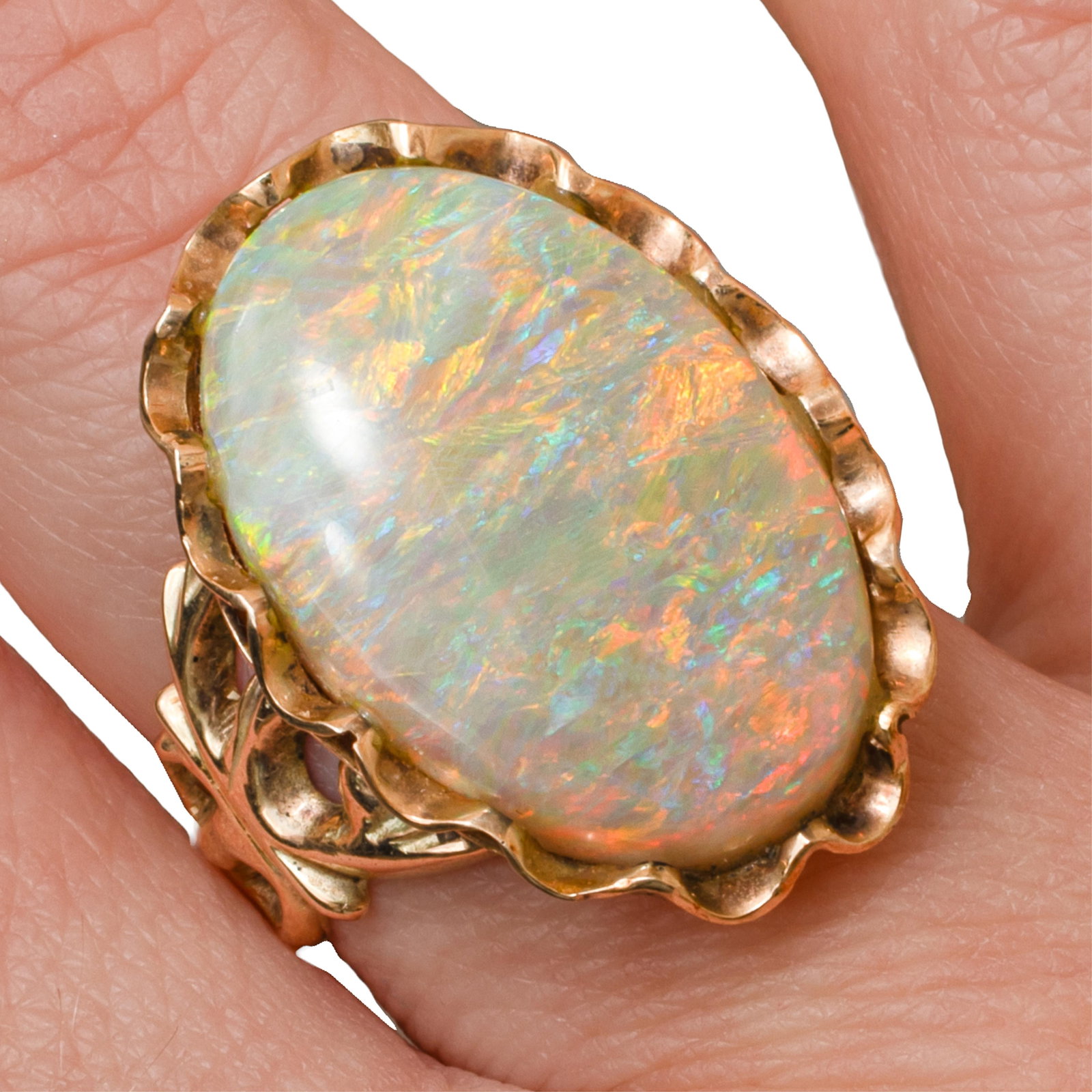 Opal, 14k Yellow Gold Ring (1 of 5)