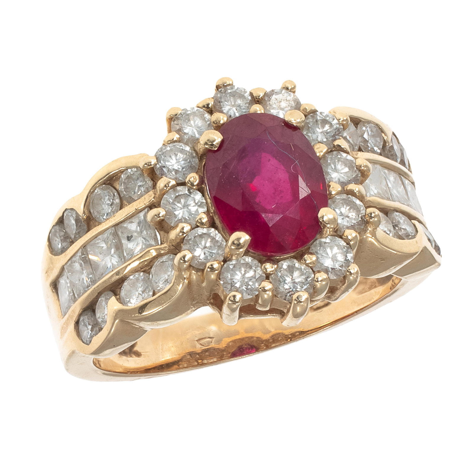 Ruby, Diamond, 14k Yellow Gold Ring, Effy (1 of 5)