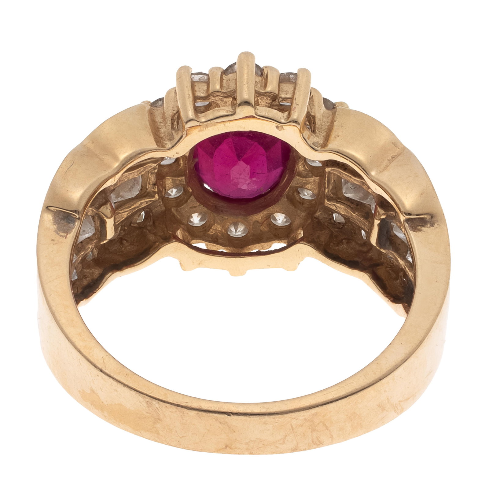 Ruby, Diamond, 14k Yellow Gold Ring, Effy - 5