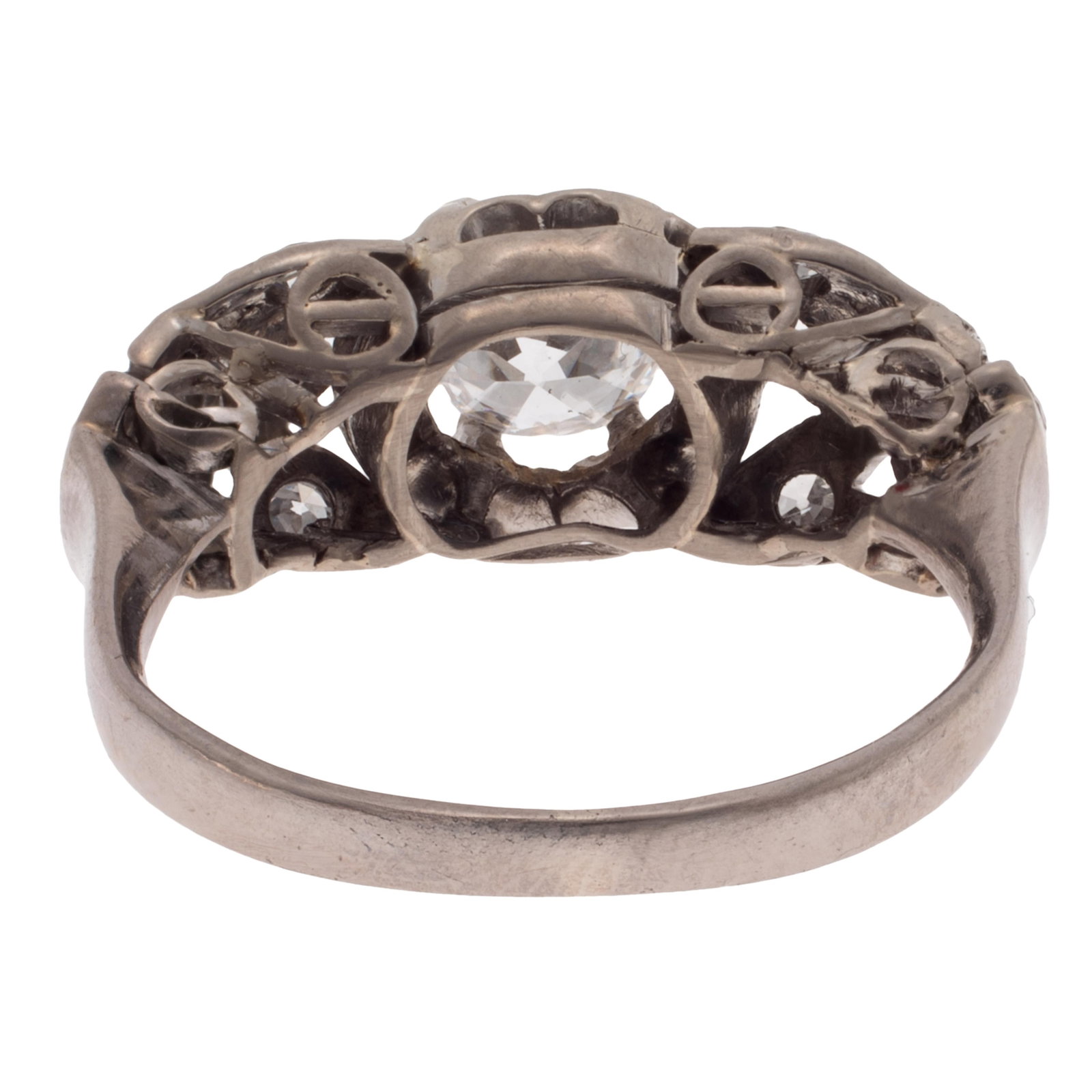 Diamond, 18k White Gold Ring - 3
