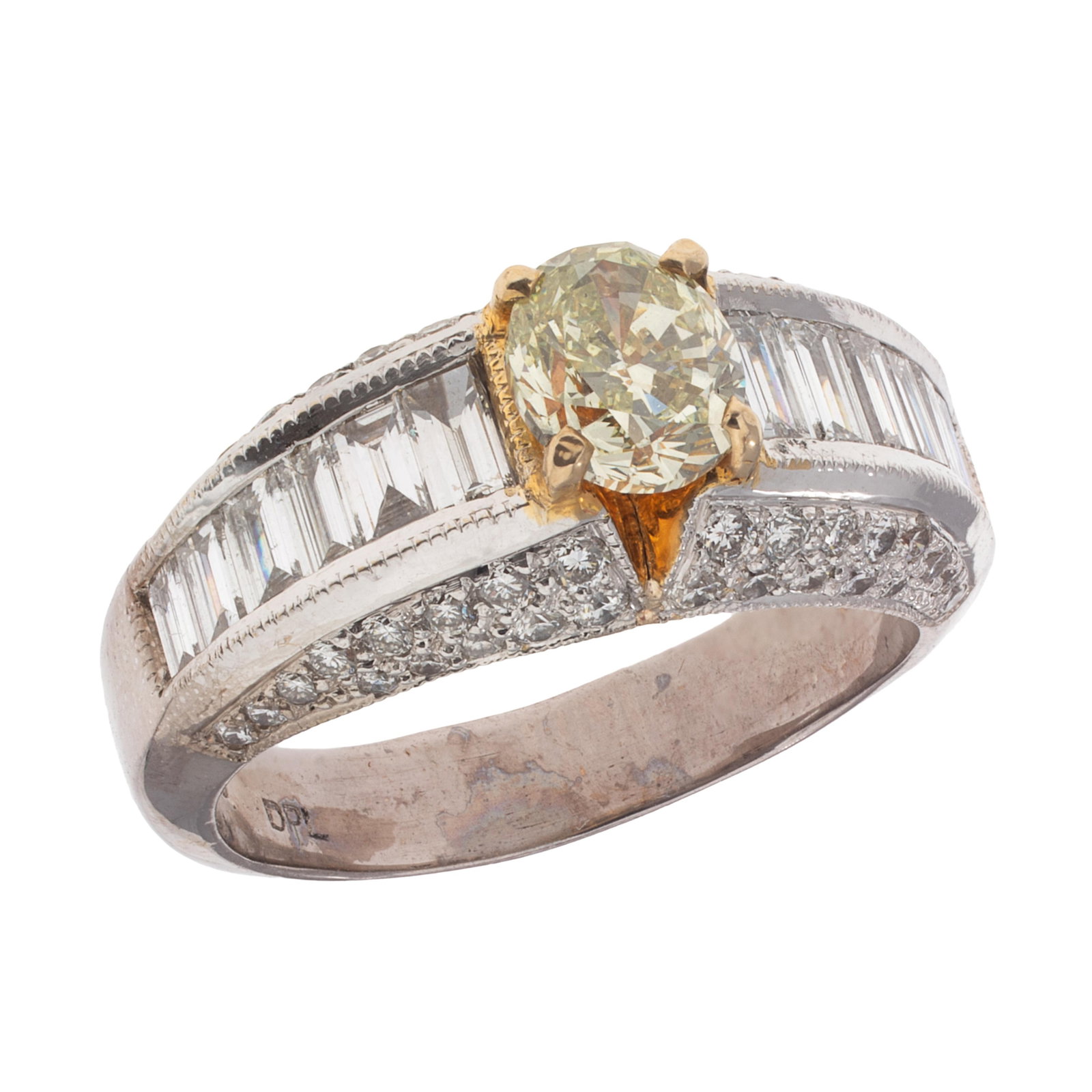Colored Diamond, Diamond, 18k Ring (1 of 5)
