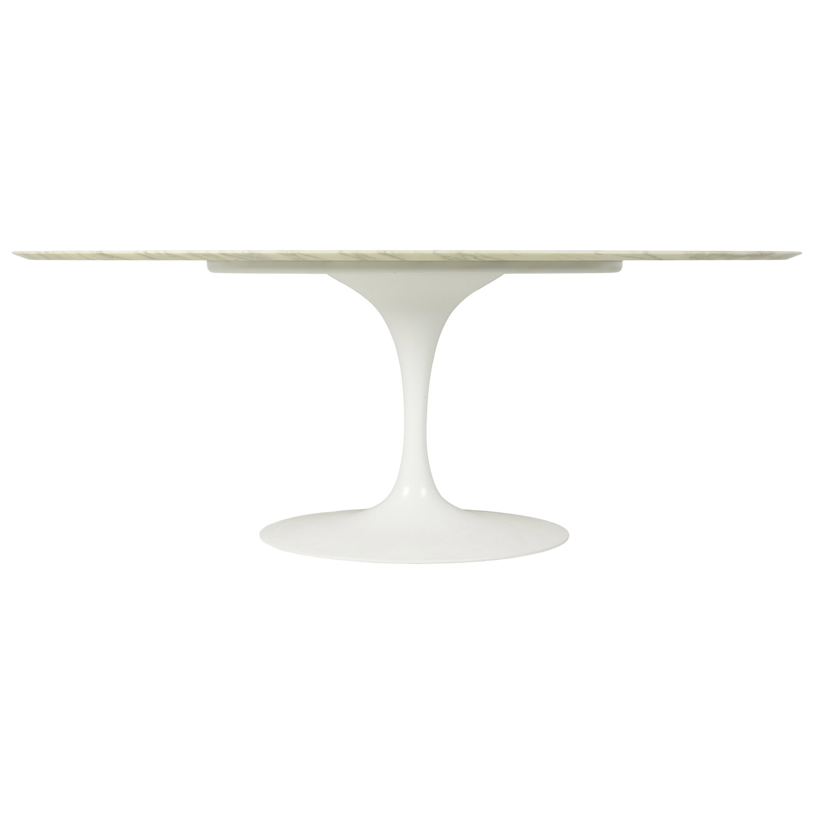 Oval Saarinen Marble Top Dining Table - 2