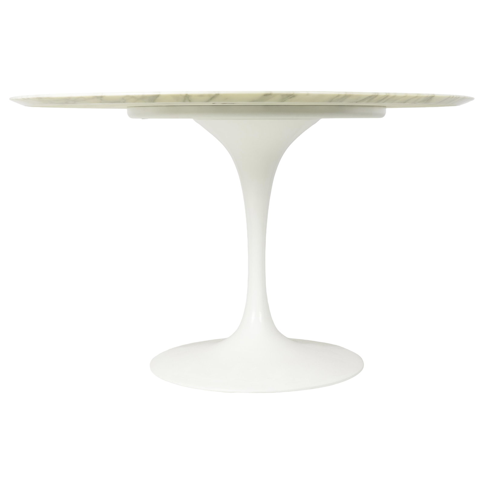 Oval Saarinen Marble Top Dining Table - 3