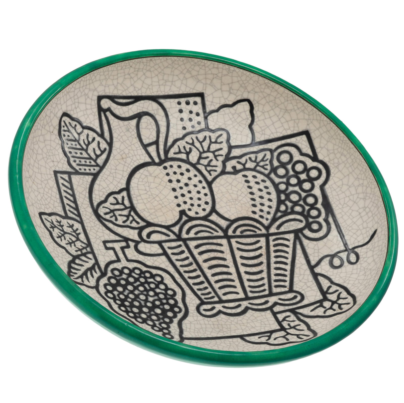 Art Deco Charger (Faienceries et ?maux de Longwy) for the Atelier Primavera (1 of 4)