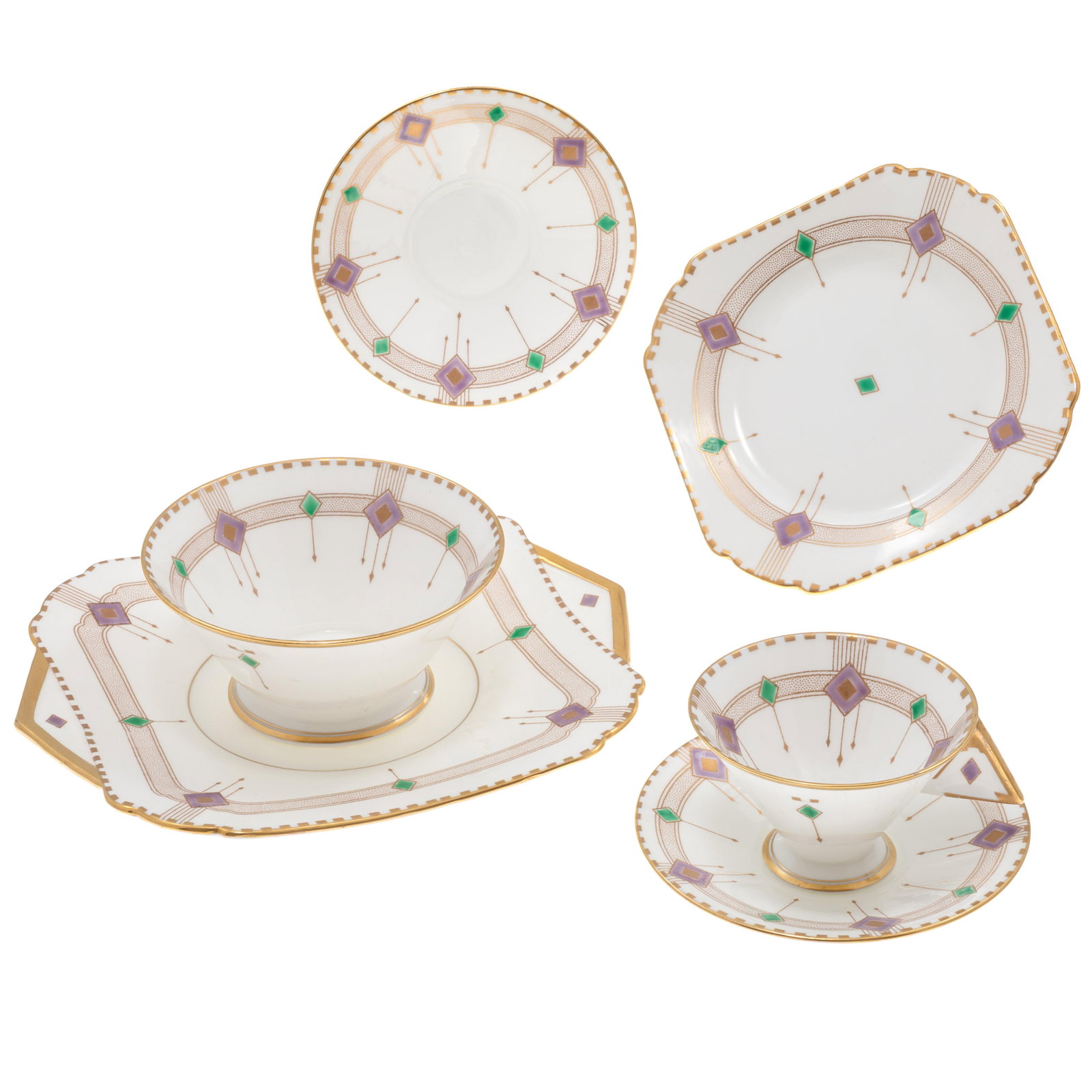 Art Deco Shelley English Porcelain (1 of 10)